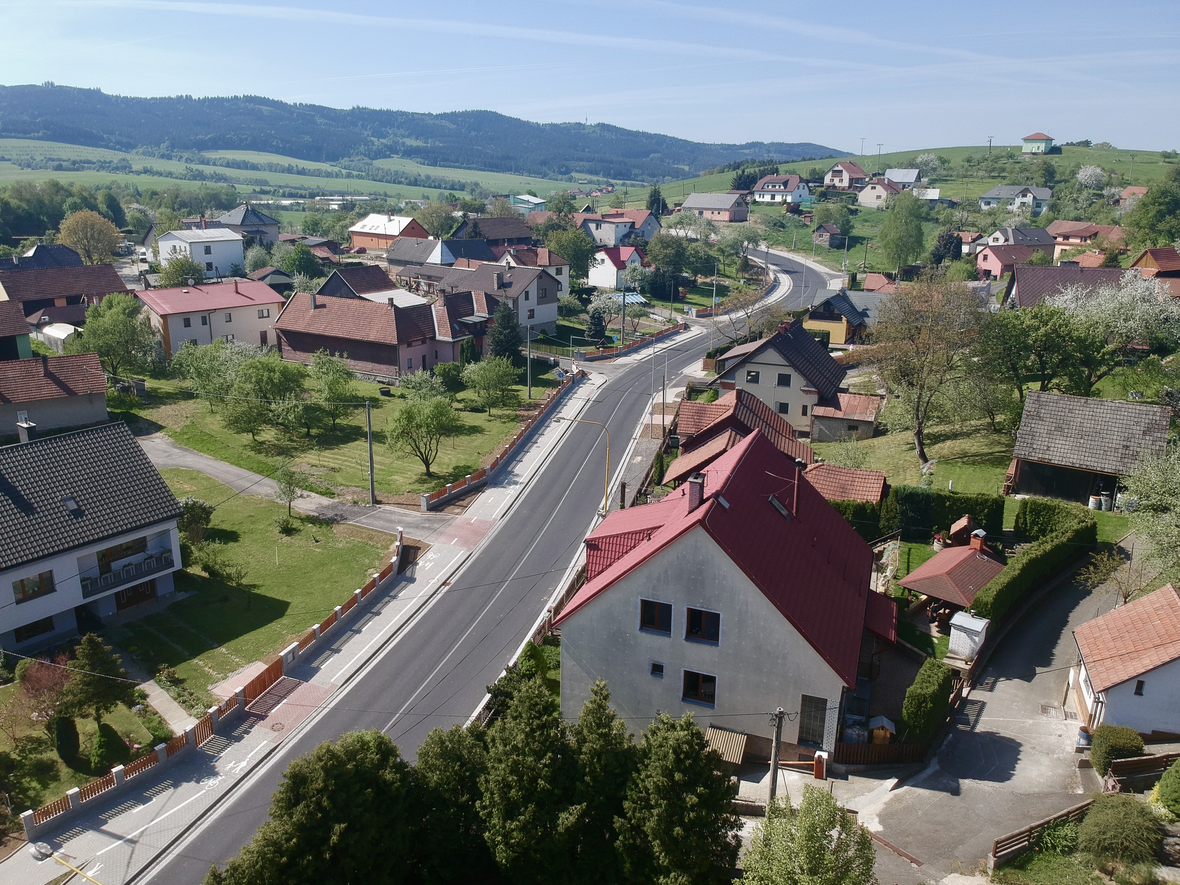 Horní Lideč – revitalizace dopravního prostoru - Výstavba ciest a mostov