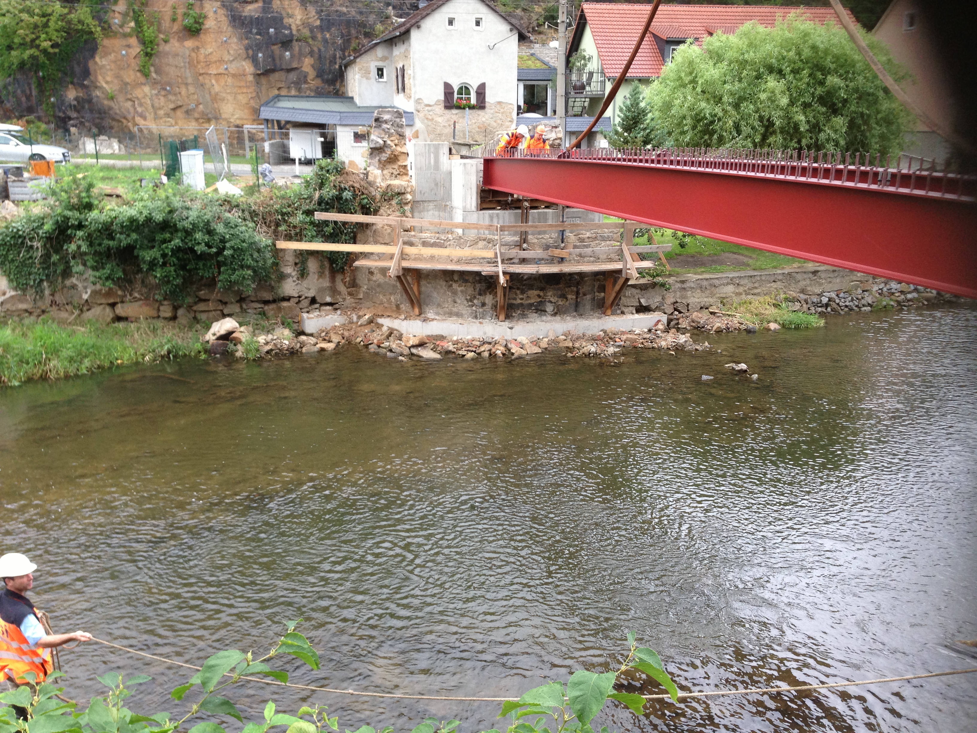 Bautzen - Brücke über die Spree, BW 9 - Výstavba ciest a mostov