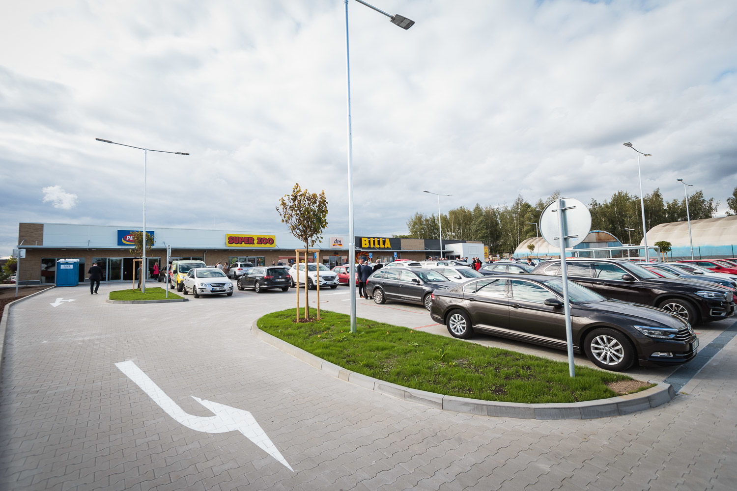 Retail park Vinoř - Pozemné stavby