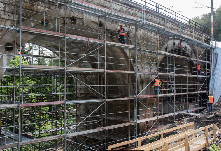 Sanierung Kartnerkogelviadukt Semmering - Železničné stavby