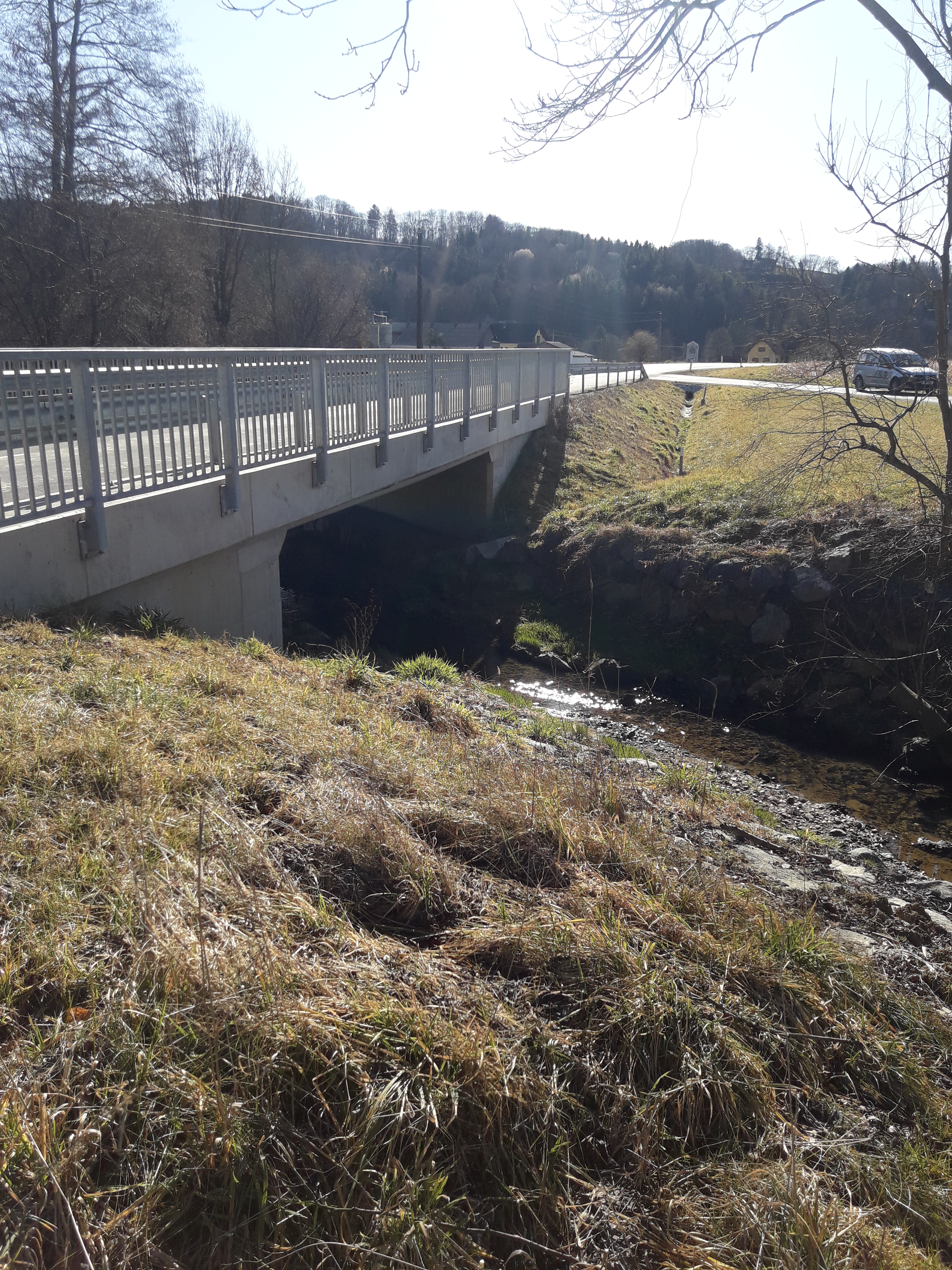 Ottersbachbrücke - Výstavba ciest a mostov