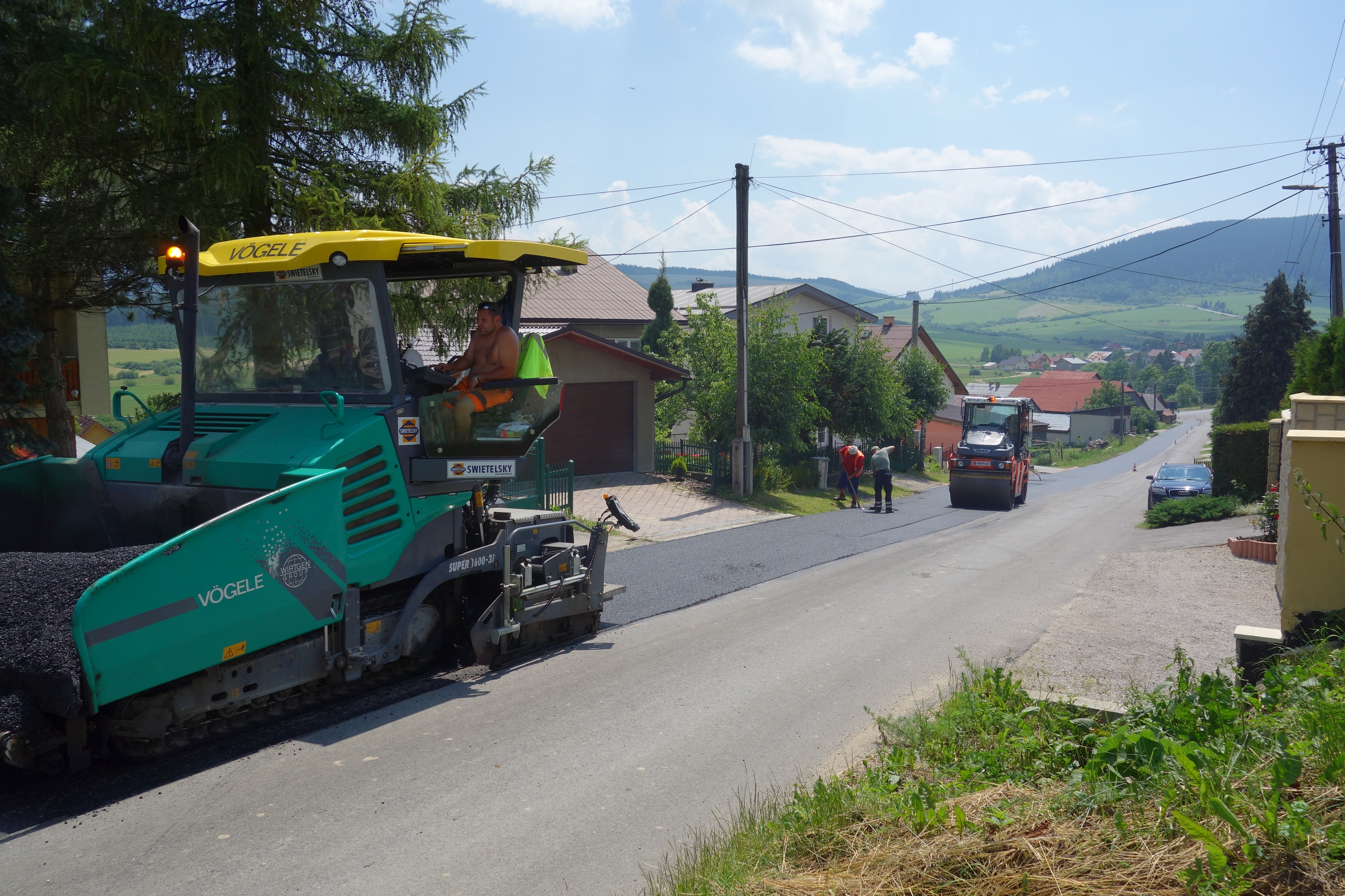 Rekonštrukcia cesty III/2284 Hruštín - Vaňovka - Výstavba ciest a mostov