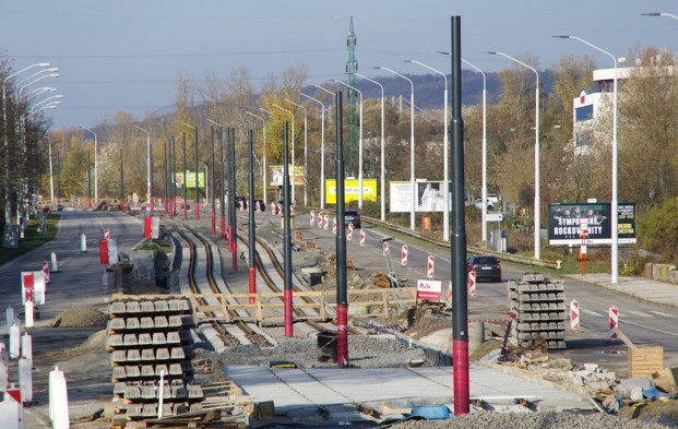 Modernizácia električkových tratí - Dúbravsko - Karloveská radiála - Železničné stavby
