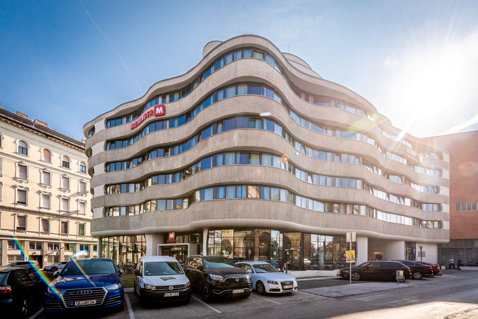 Hotel épület, Meininger, Budapest - Pozemné stavby