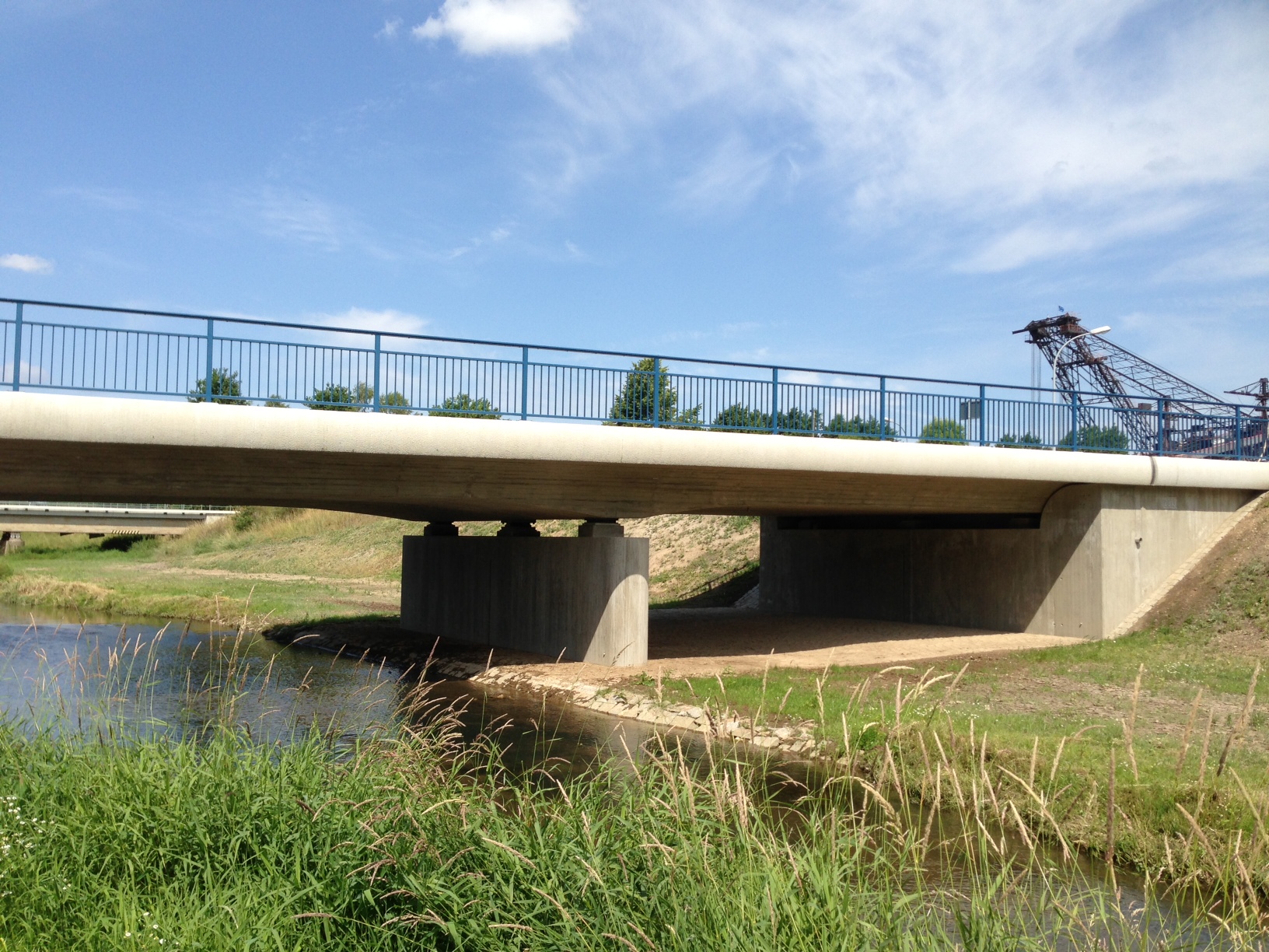 Hagenwerder - B 99, Brücke über die Pließnitz  - Výstavba ciest a mostov