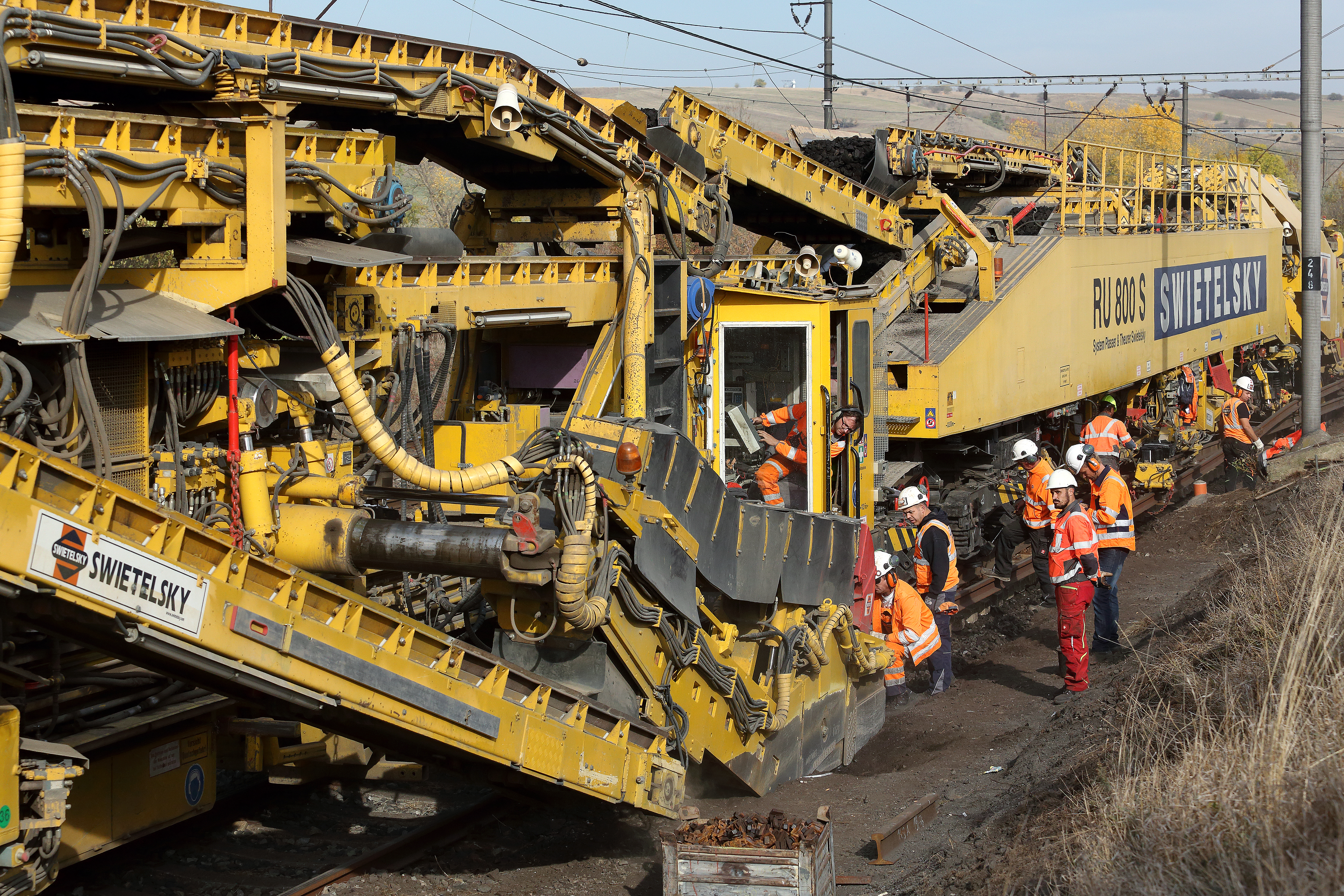 Optimalizace traťového úseku Obrnice–Čížkovice - Železničné stavby