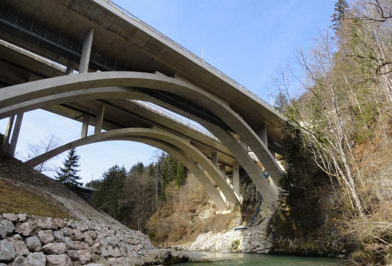 A9 Teichlbrücke - Výstavba ciest a mostov