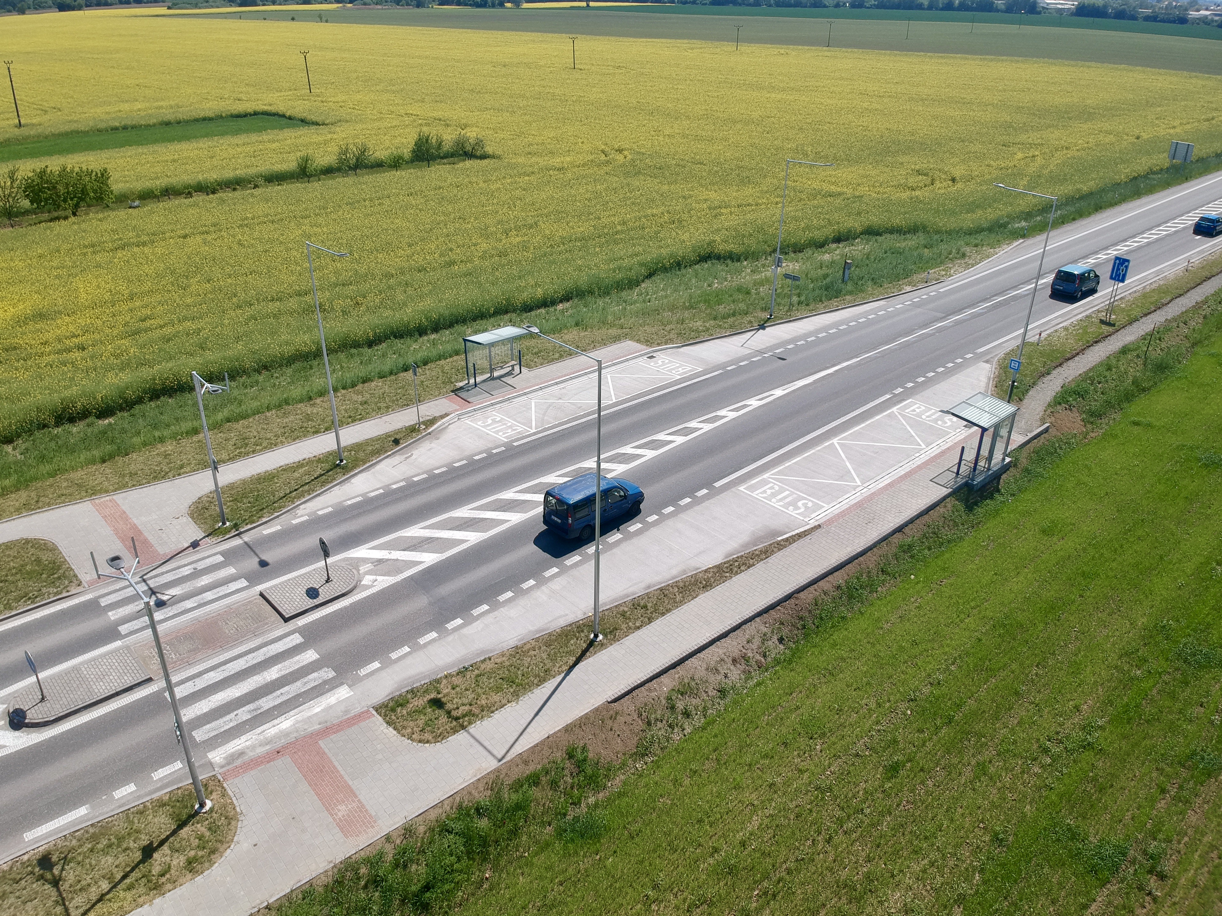 Spytihněv – autobusová zastávka - Výstavba ciest a mostov