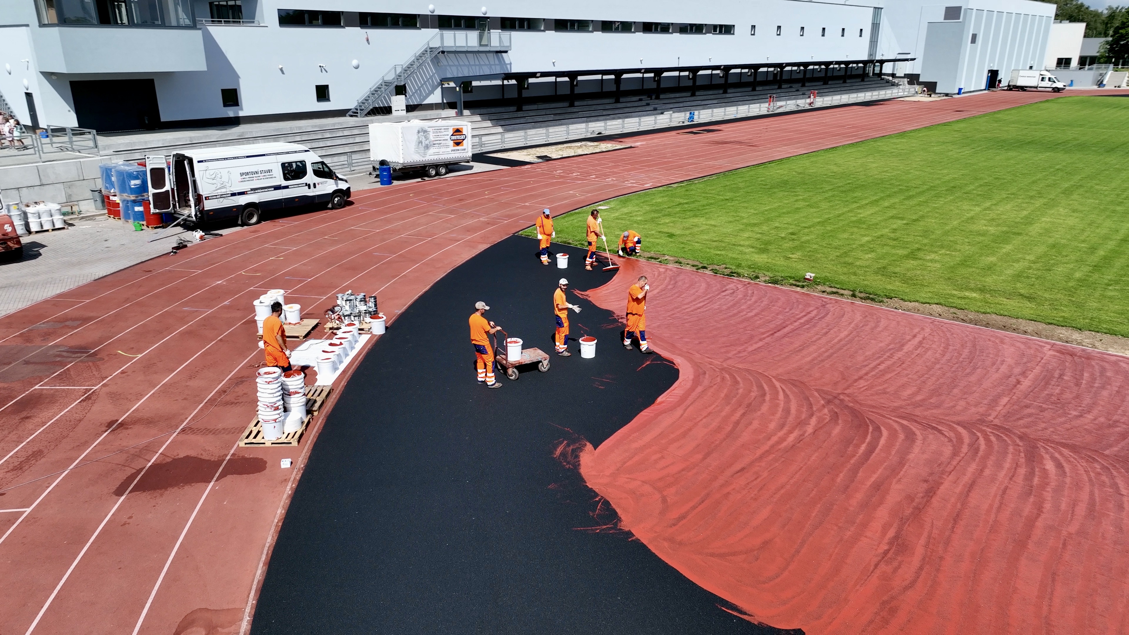 Tábor – retoping povrchů na Stadionu Míru - Špeciálne kompetencie