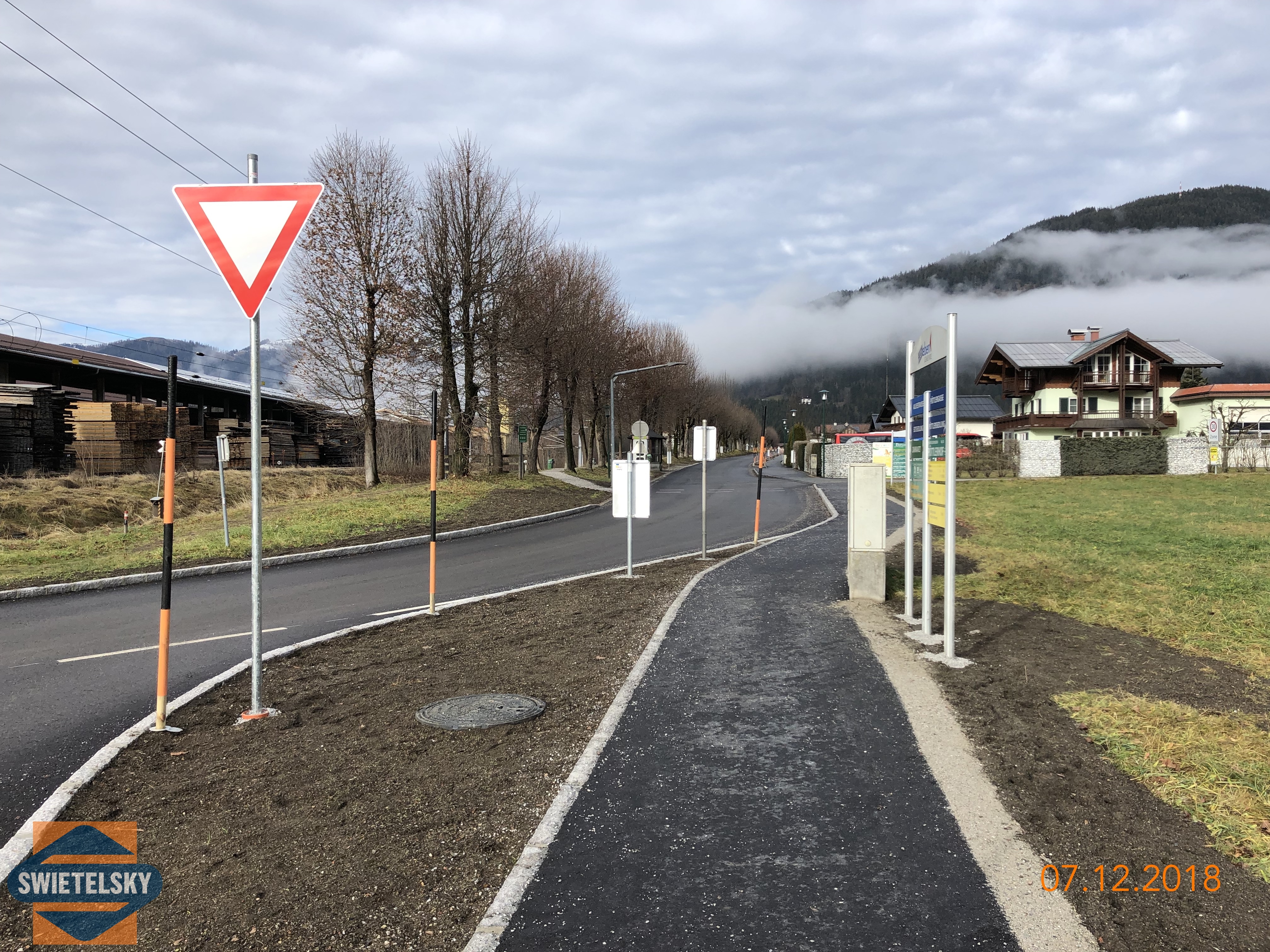 Alleestraße Eben/Pongau - Výstavba ciest a mostov