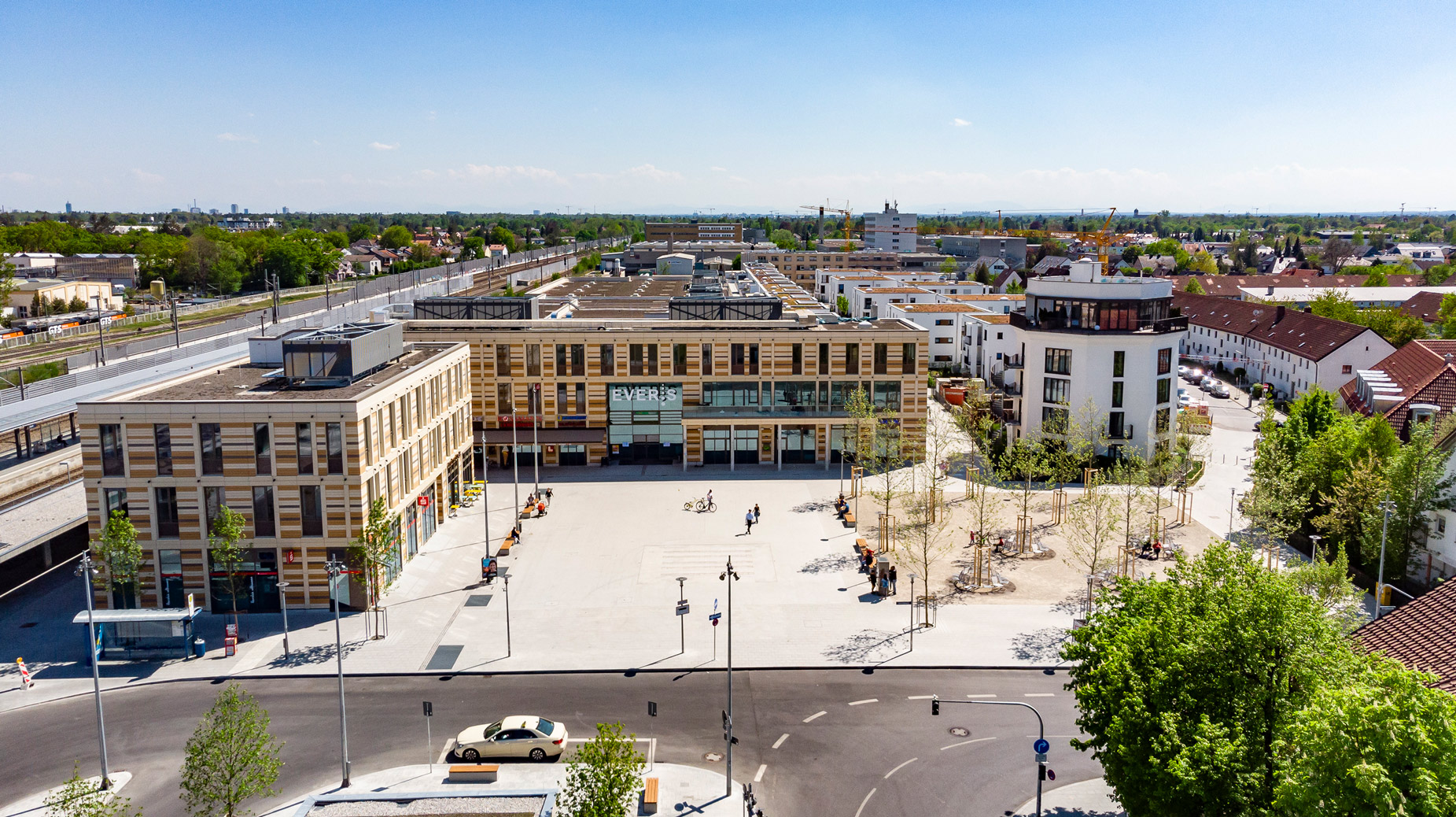 Einkaufszentrum Oertelplatz, München-Allach - Pozemné stavby