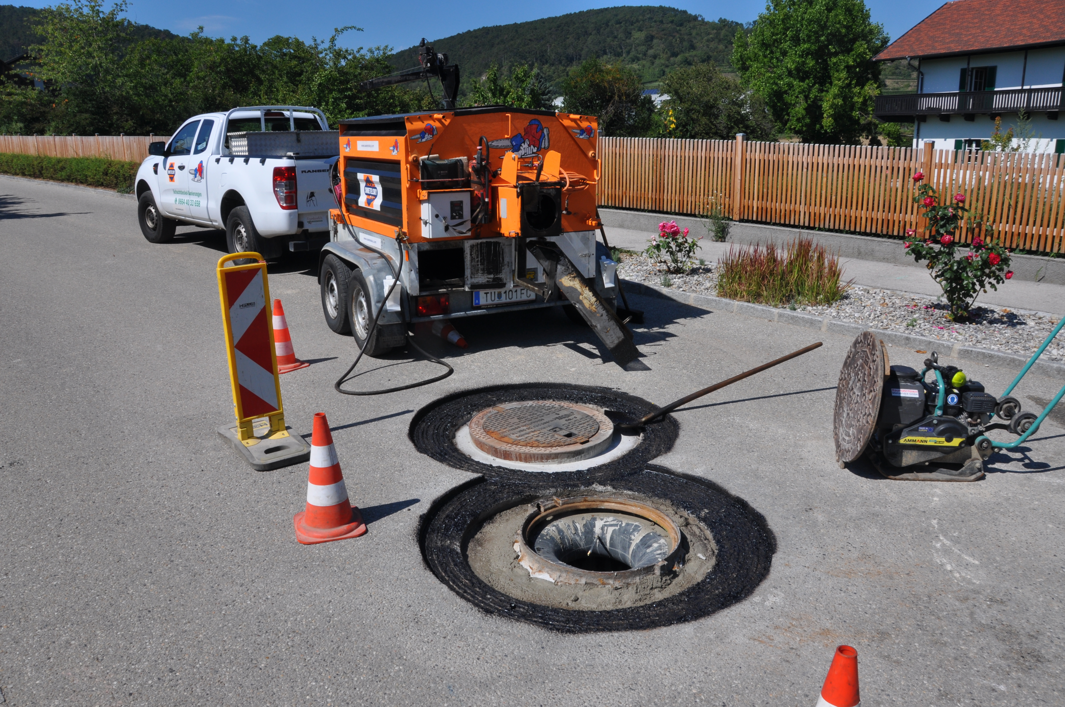 Schachtdeckel sanieren, heben und angleichen - Špeciálne kompetencie