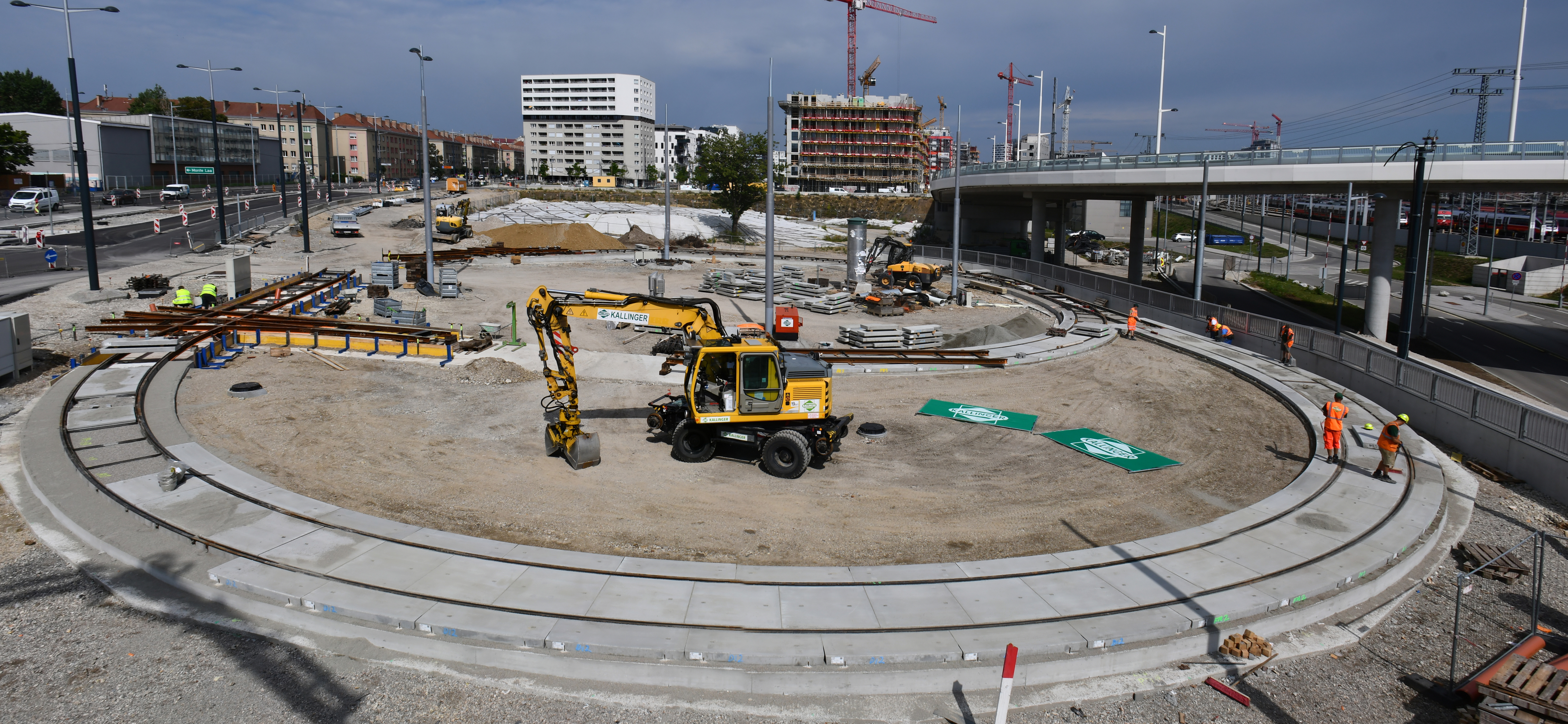 Unterführung Gudrunstraße & Absberggasse - Železničné stavby