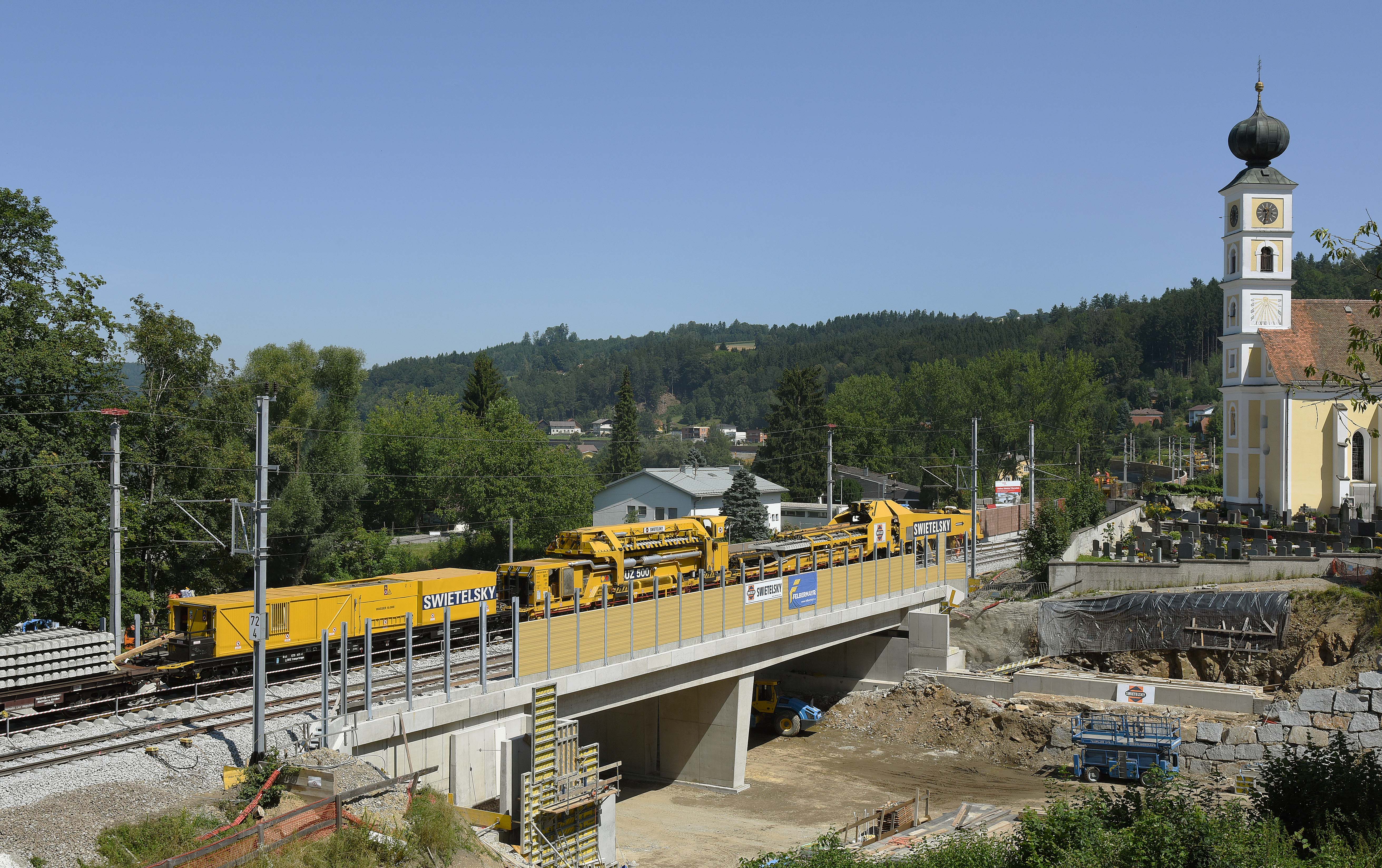 Brückenbau, Wernstein - Výstavba ciest a mostov