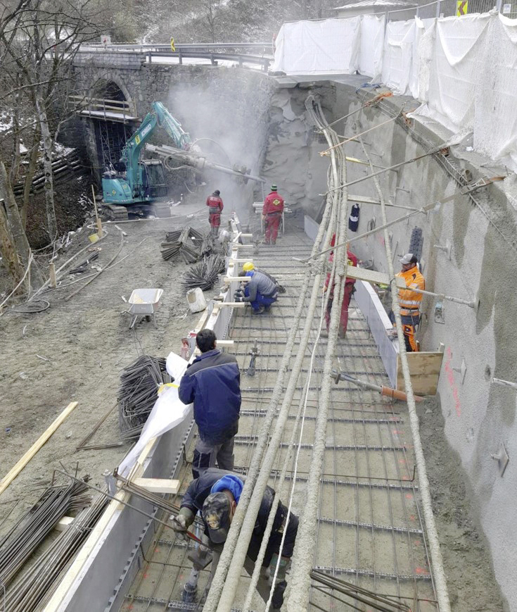 Tiefbau-Arbeiten, Mairtalbrücke - Inžinierske stavby