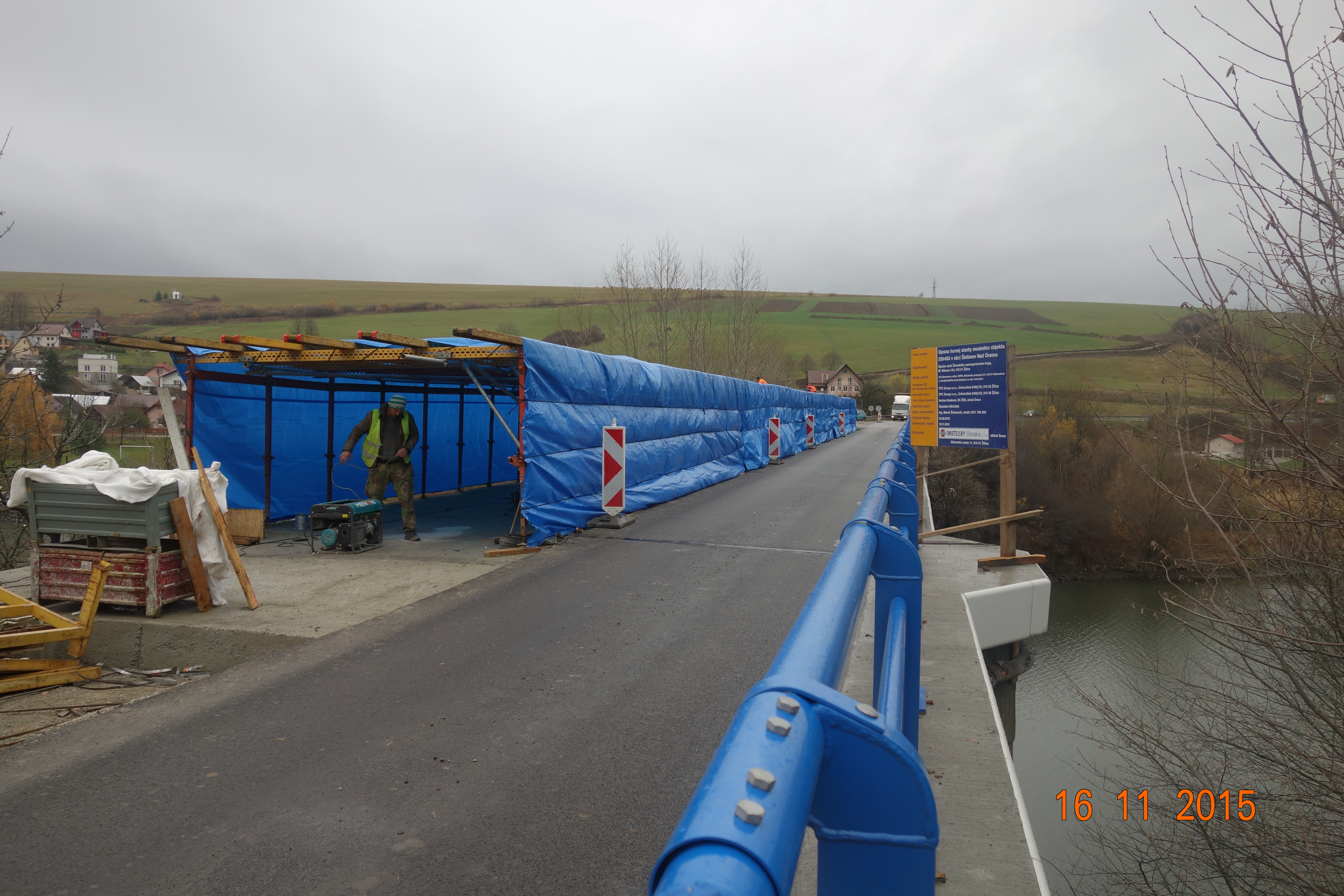 Modernizácia hornej stavby mostného objektu 520-053  podľa projektovej dokumentácie (84,50 m) - Výstavba ciest a mostov