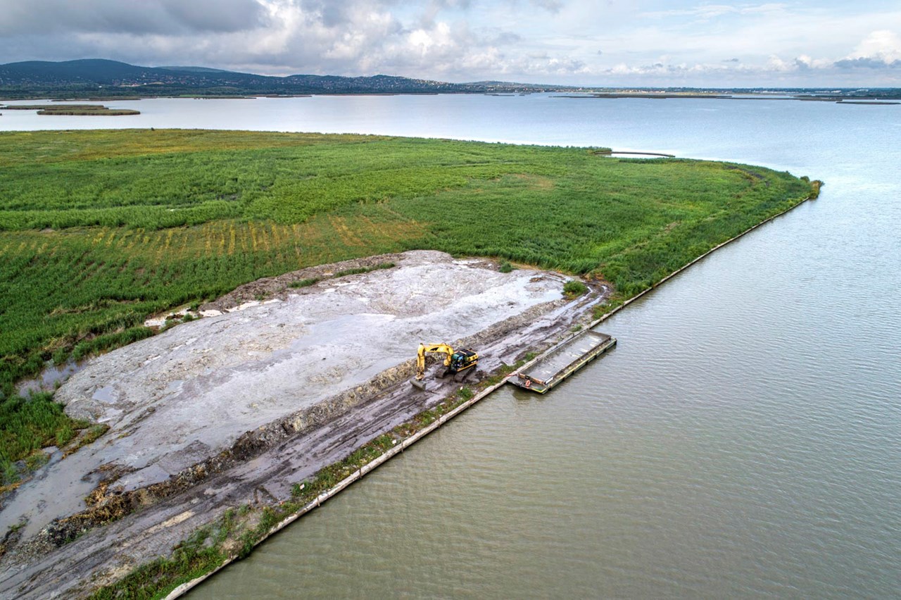 Bankfal rekonstrukciója, Valencer See - Inžinierske stavby Bankfal rekonstrukciója, Valencer See - Inžinierske stavby