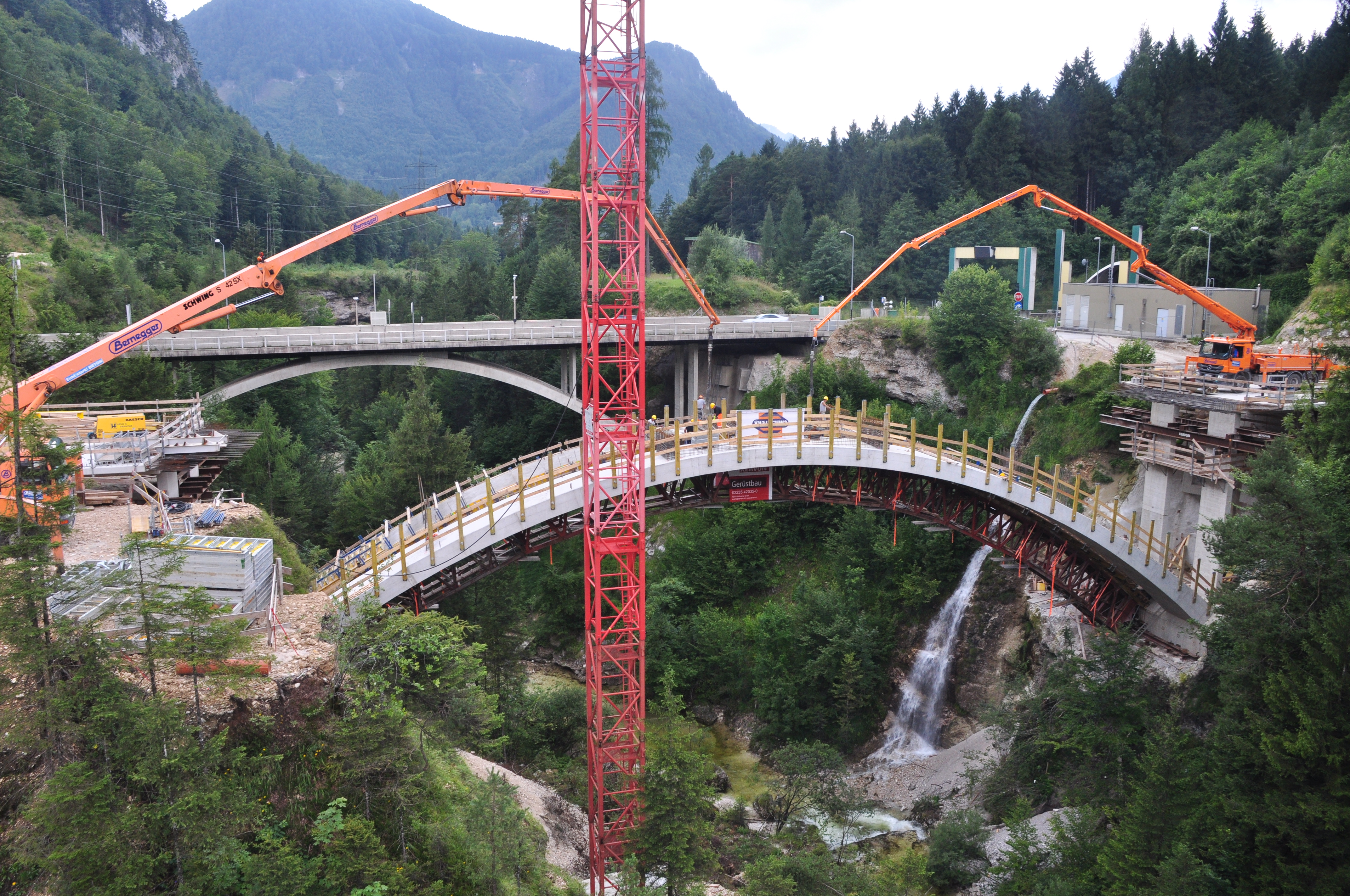 A9 Teichlbrücke - Výstavba ciest a mostov