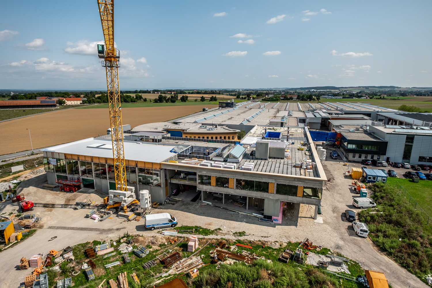 Neubau Schulungszentrum Hargassner Weng - Pozemné stavby