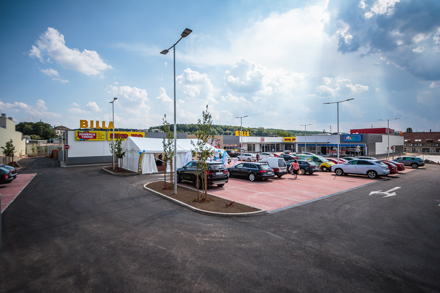 Praha 9 – Retail Park Poděbradská - Pozemné stavby