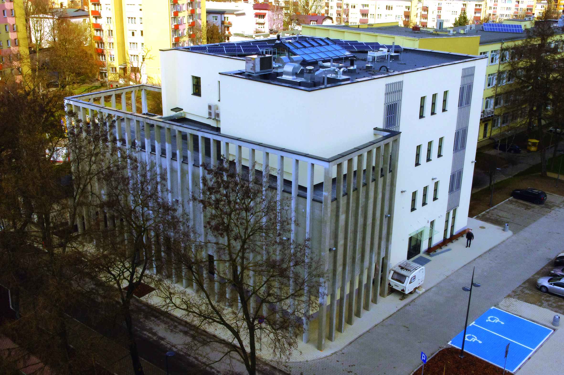 Centrum Technologii Informatycznych dla Politechniki Lubelskiej w Lublinie - Pozemné stavby