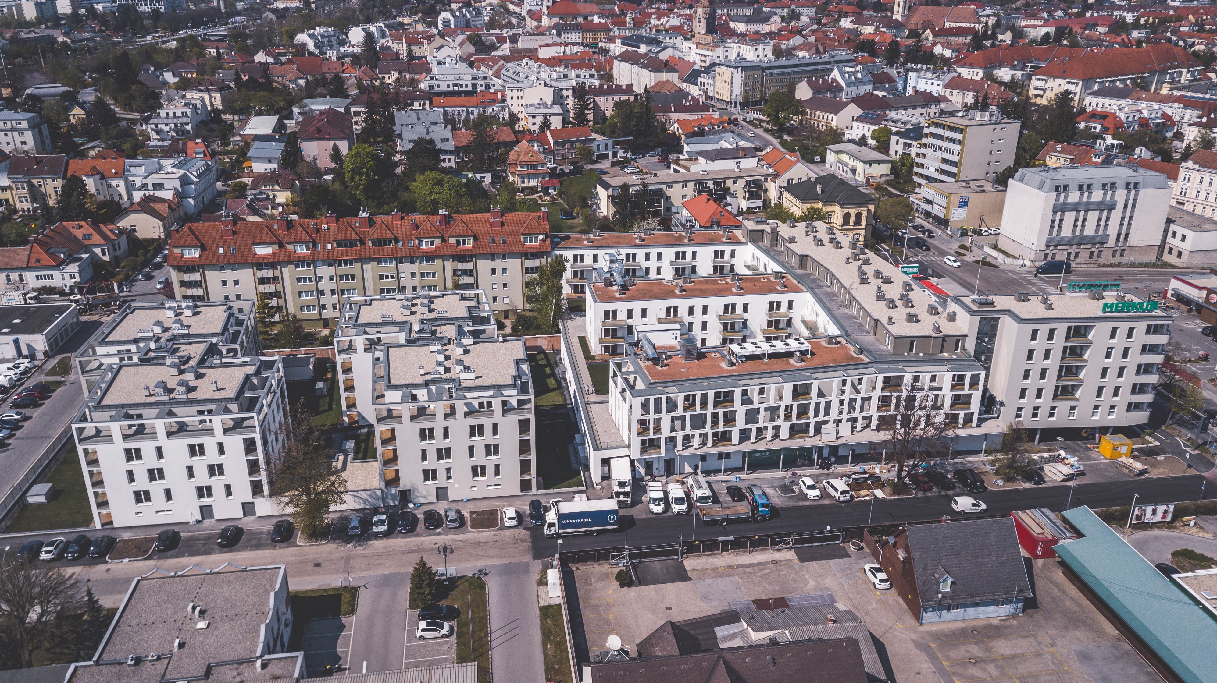Wohnbau, Corena Nova, Wien - Pozemné stavby