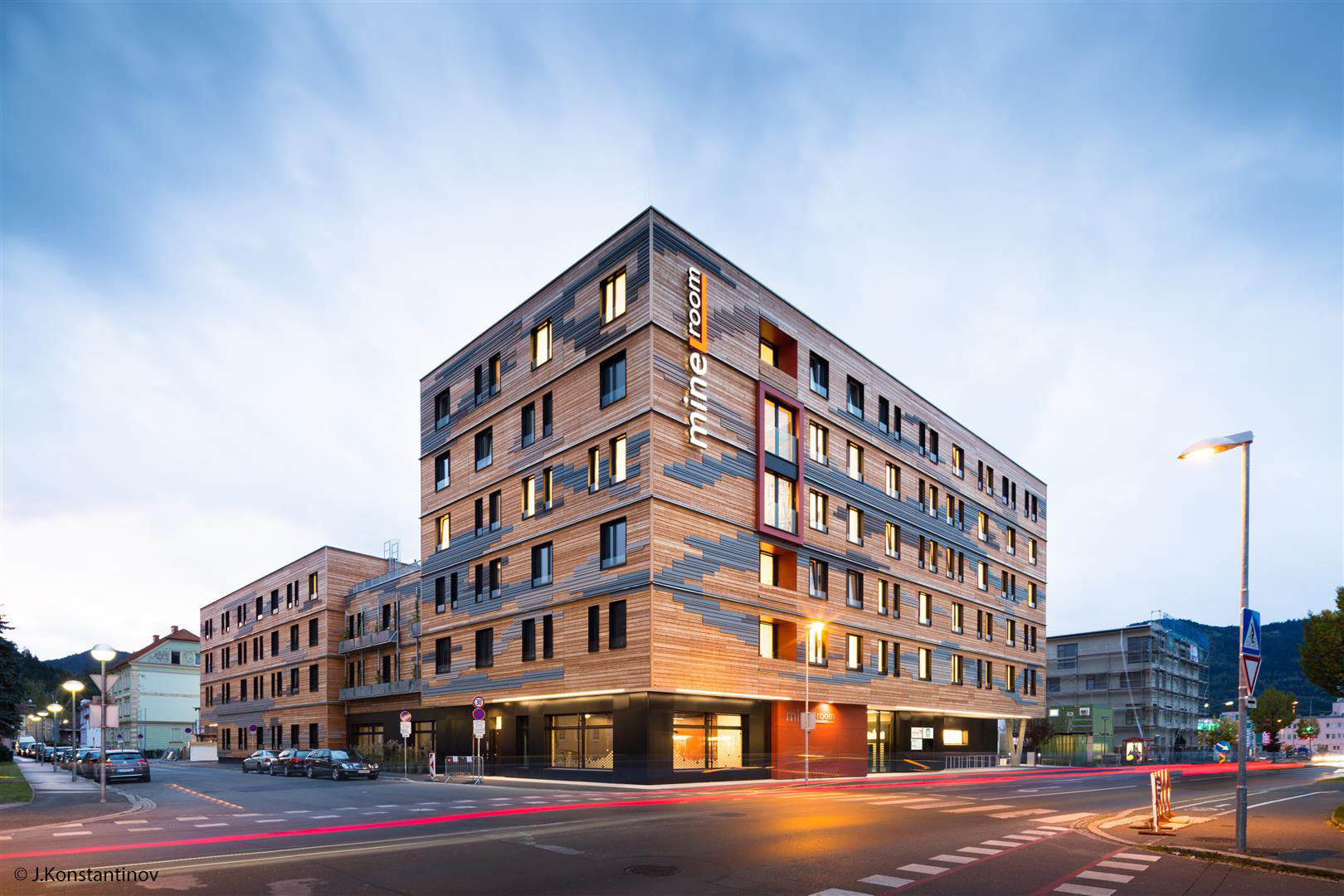 Studentenheim mineroom Leoben - Pozemné stavby