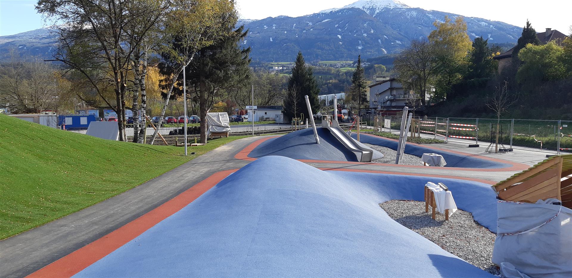Freizeitpark, Innsbruck - Inžinierske stavby