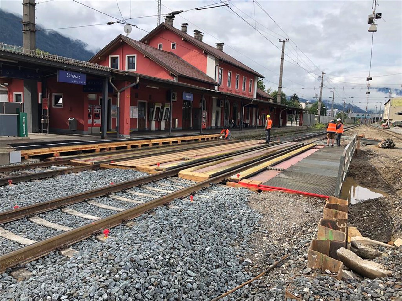 Bahnhofsumbau, Schwaz - Železničné stavby Bahnhofsumbau, Schwaz - Železničné stavby