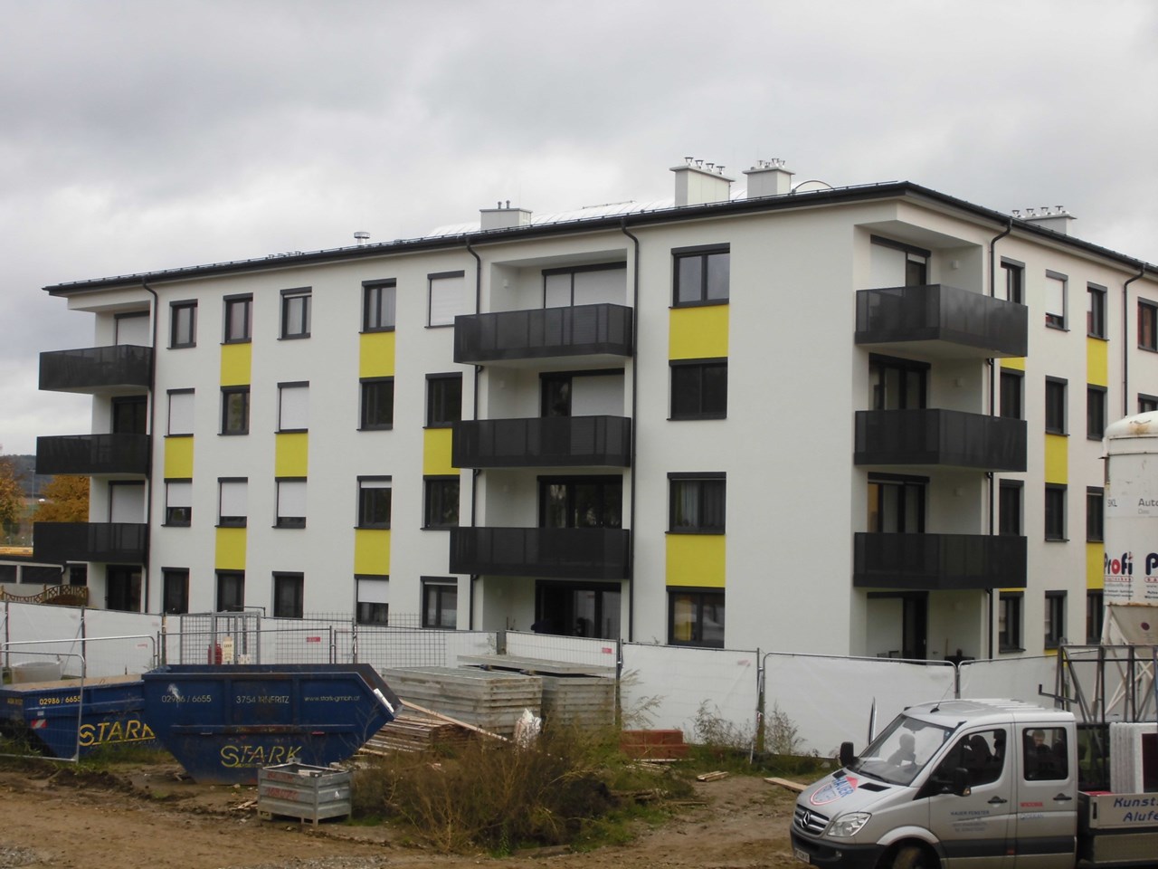 WHA Horn - 3580 Hopfengartenstraße - Bauteil I - IV - Inžinierske stavby WHA Horn - 3580 Hopfengartenstraße - Bauteil I - IV - Inžinierske stavby