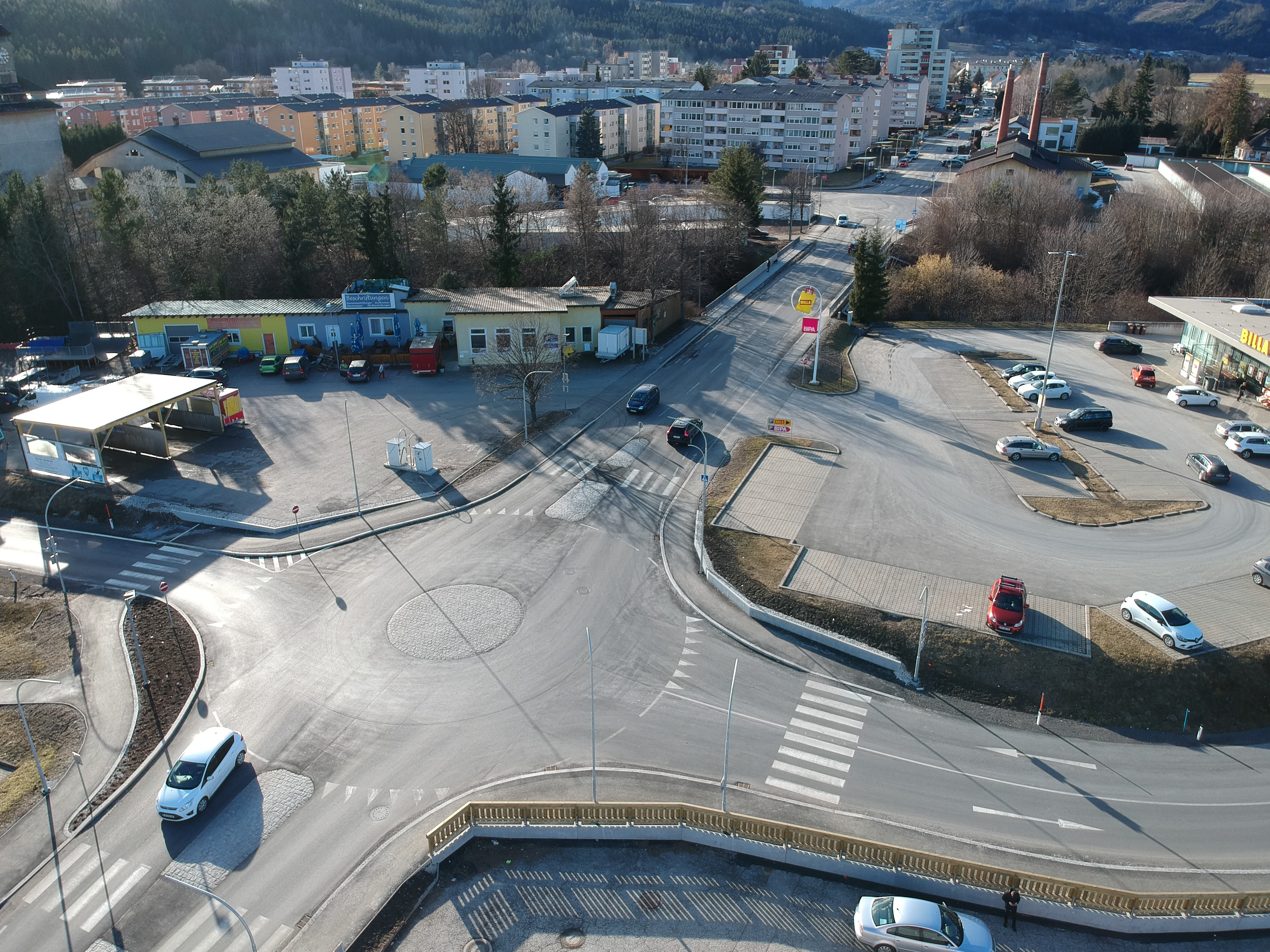 MKV Langefelderstraße, Trofaiach - Výstavba ciest a mostov