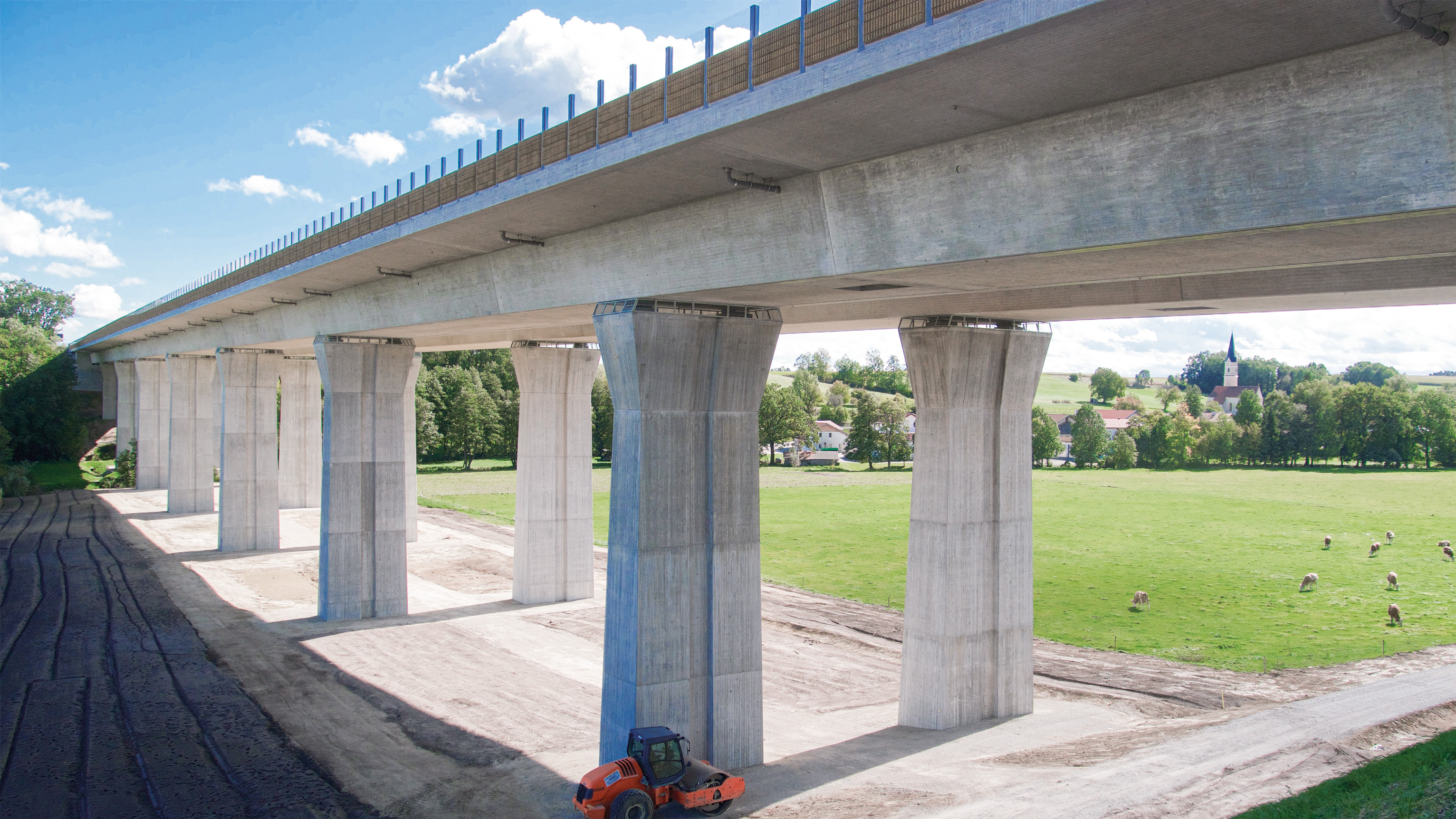 Brückenbau, A94 - Výstavba ciest a mostov