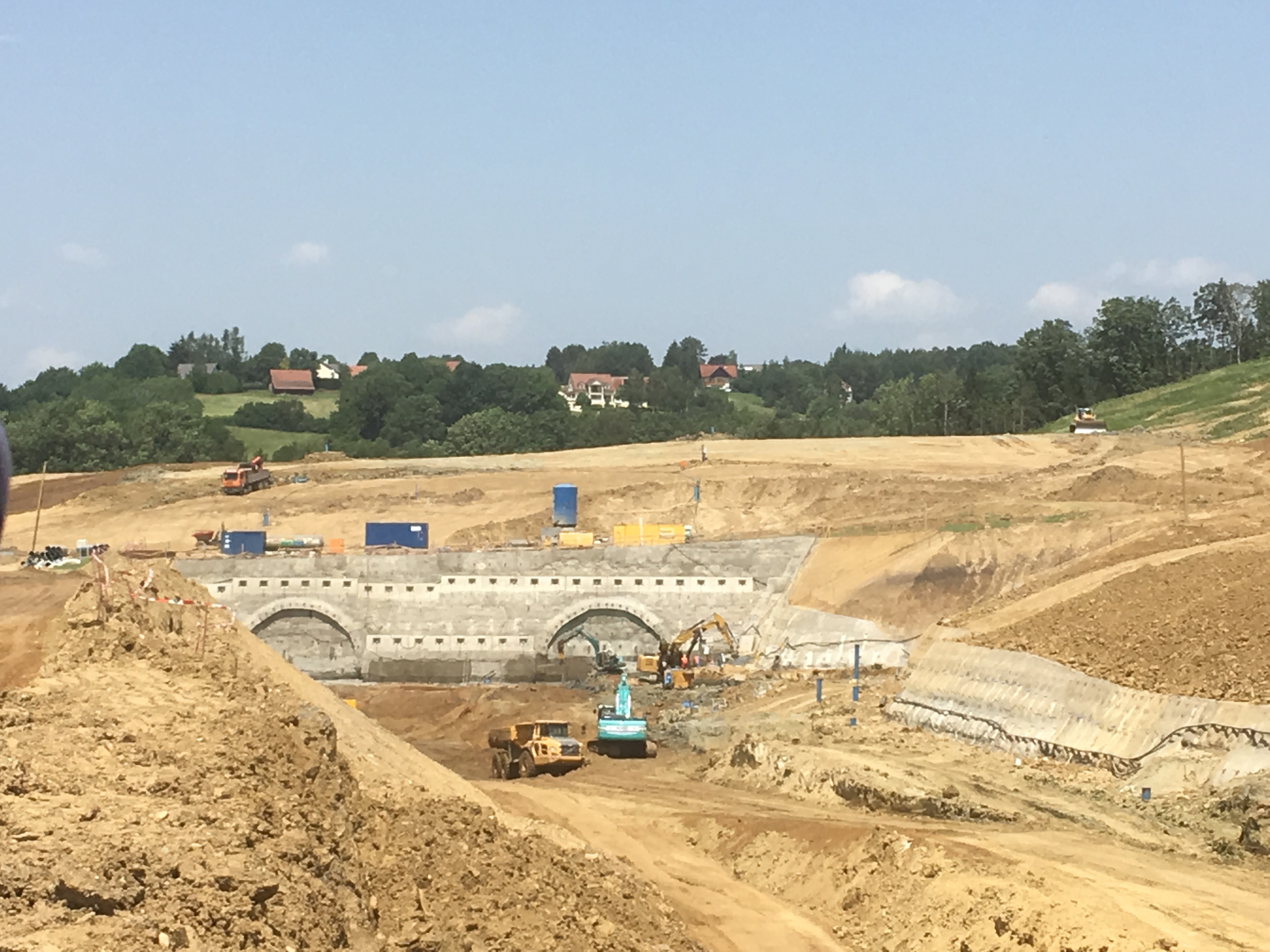 S7 Fürstenfelder Schnellstraße - Tunnel Rudersdorf - Výstavba tunelov