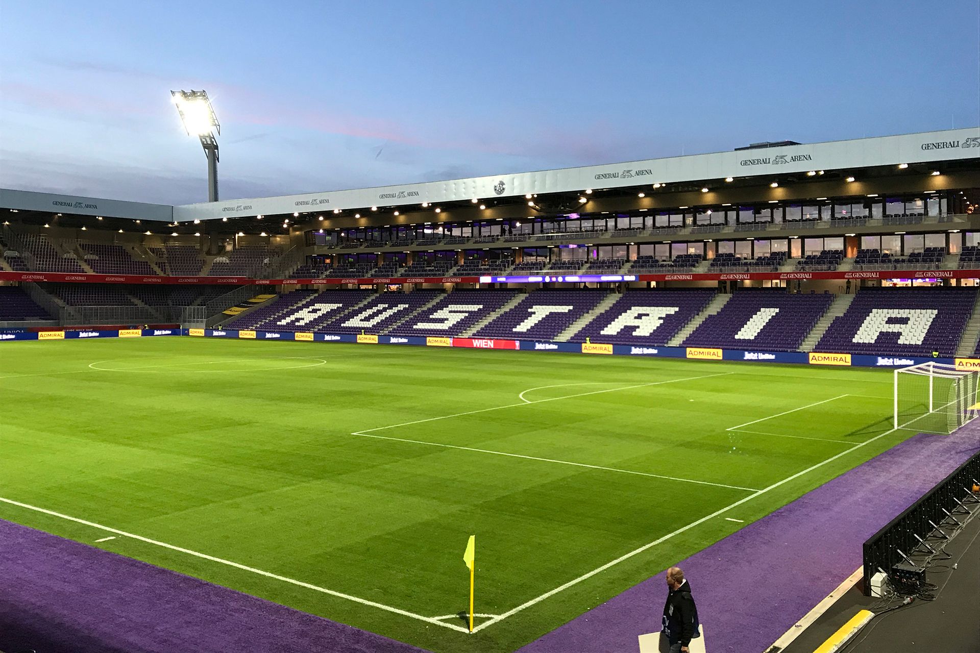 Generali Arena - Pozemné stavby