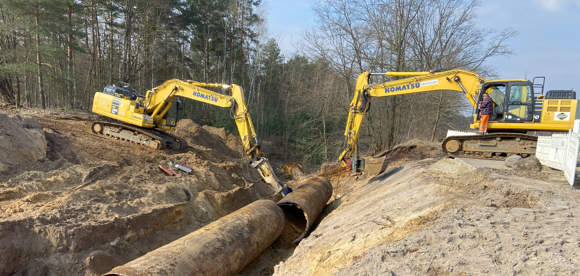 Instandsetzung des Hochwasserschutzdeiches in Elsterheide - DE