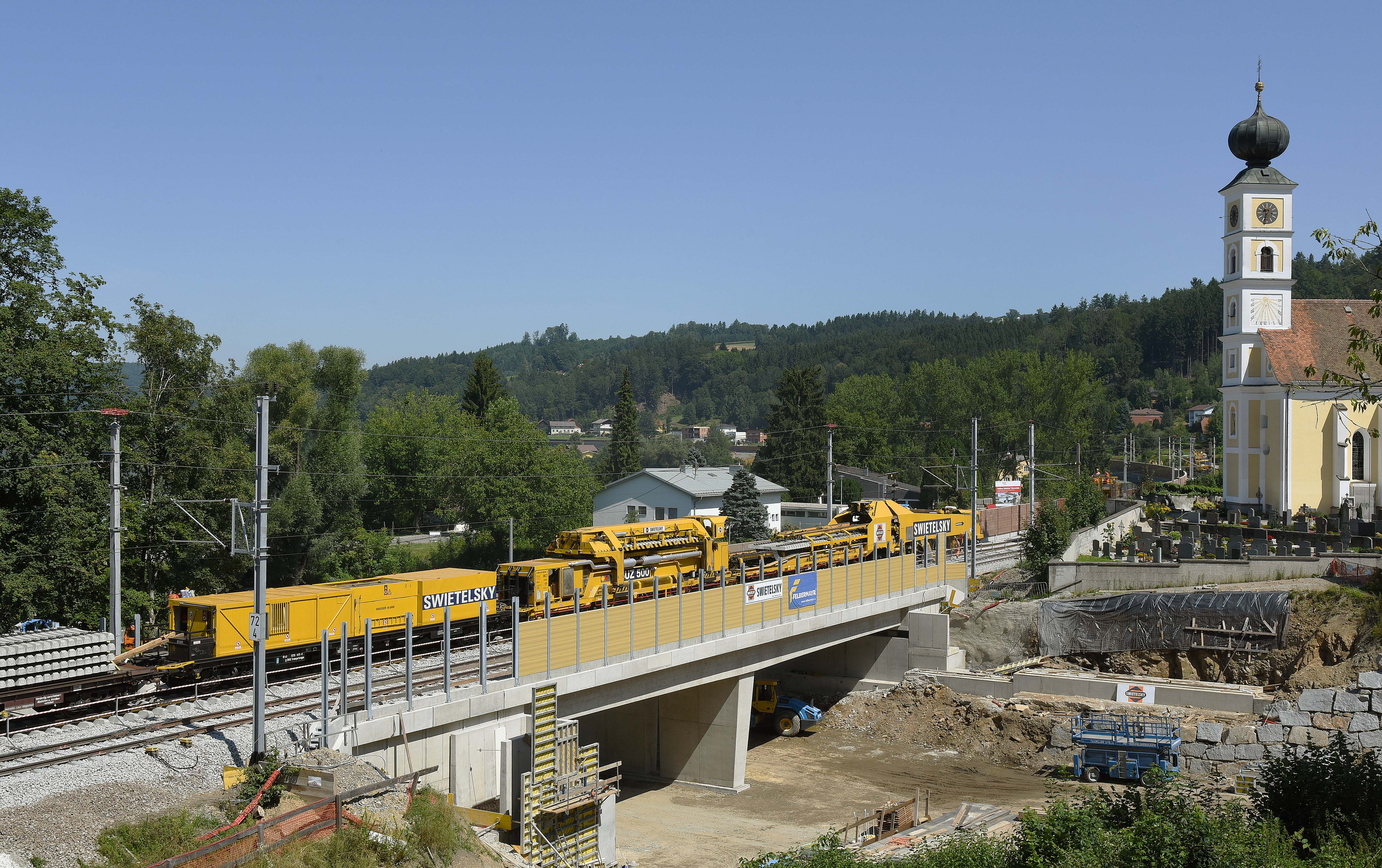 Umbau Bahnhof Wernstein - Železničné stavby