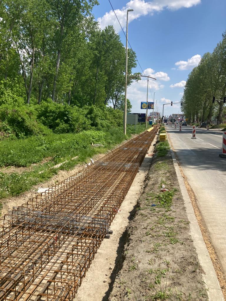 Građevinski radovi na modernizaciji tramvajske pruge i tramvajskih stajališta - Inžinierske stavby