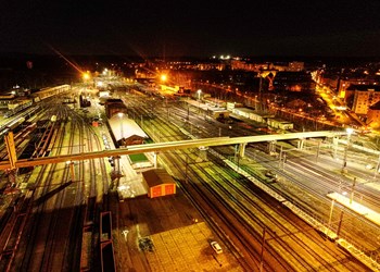 Dostavba lávky pro pěší a cyklisty přes nádraží v Chebu - CZ