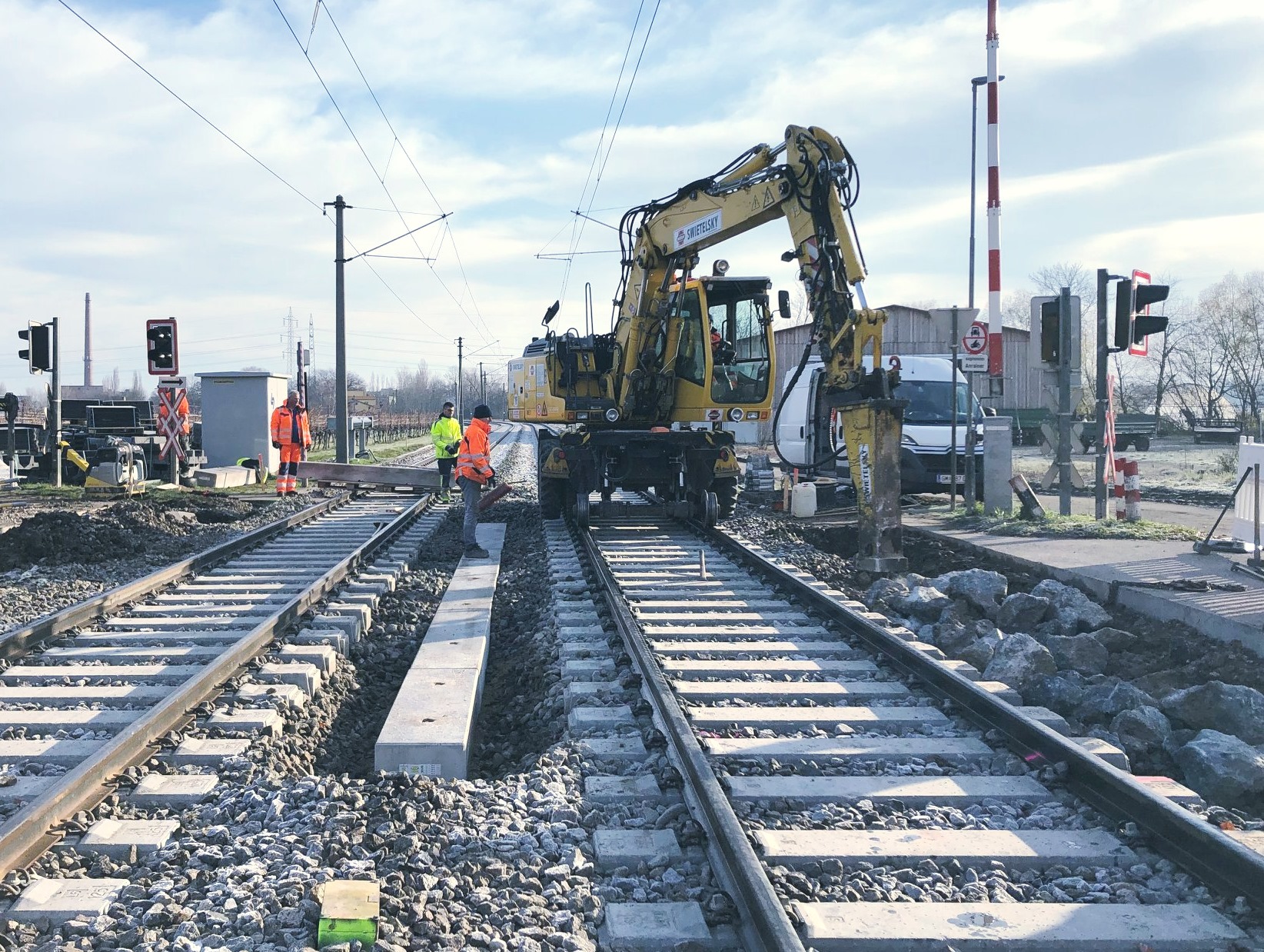 Erneuerung Oberbau - WLB Traiskirchen - Železničné stavby