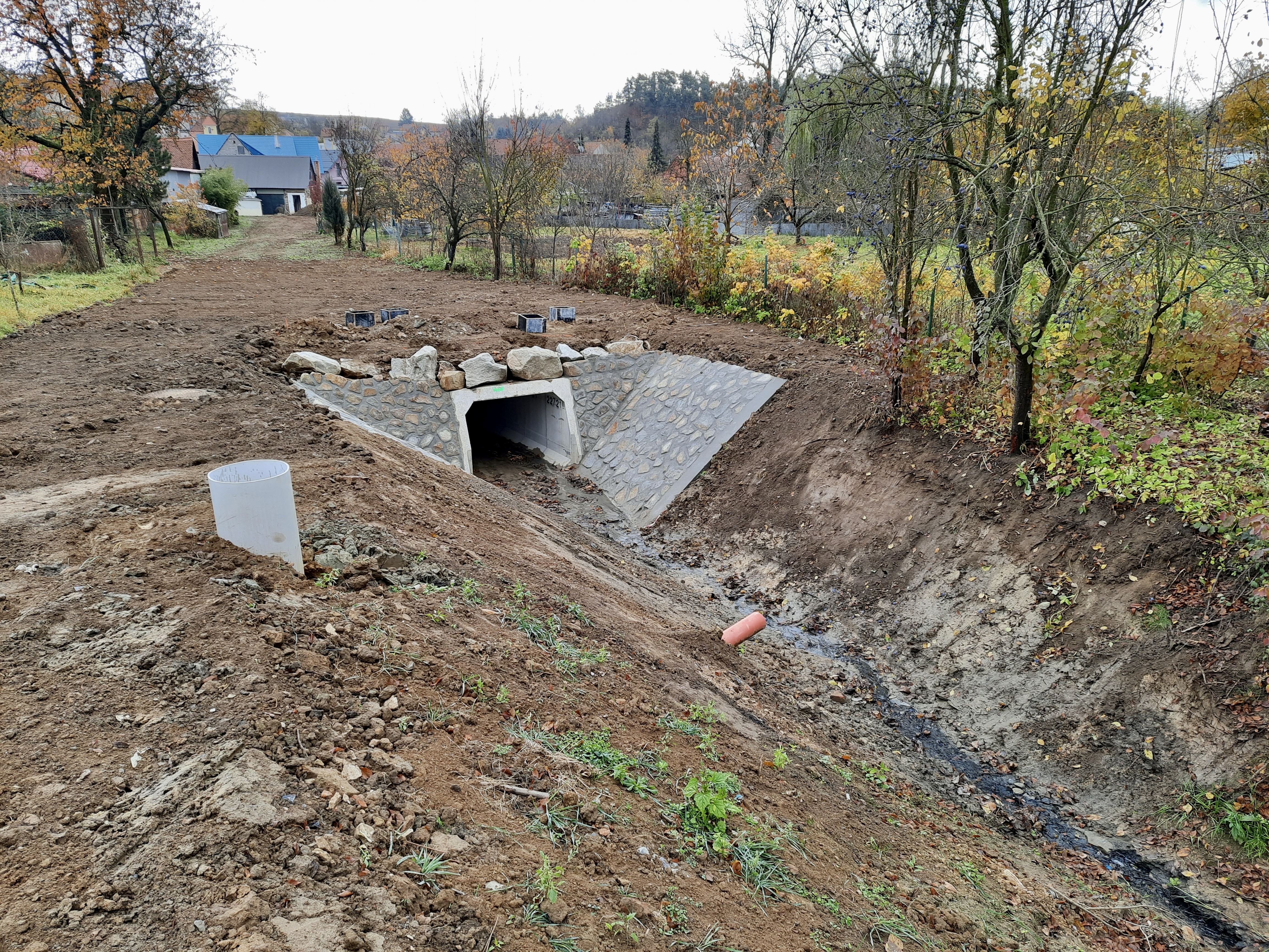 Ořechov a Vážany – vybudování společné ČOV - Inžinierske stavby