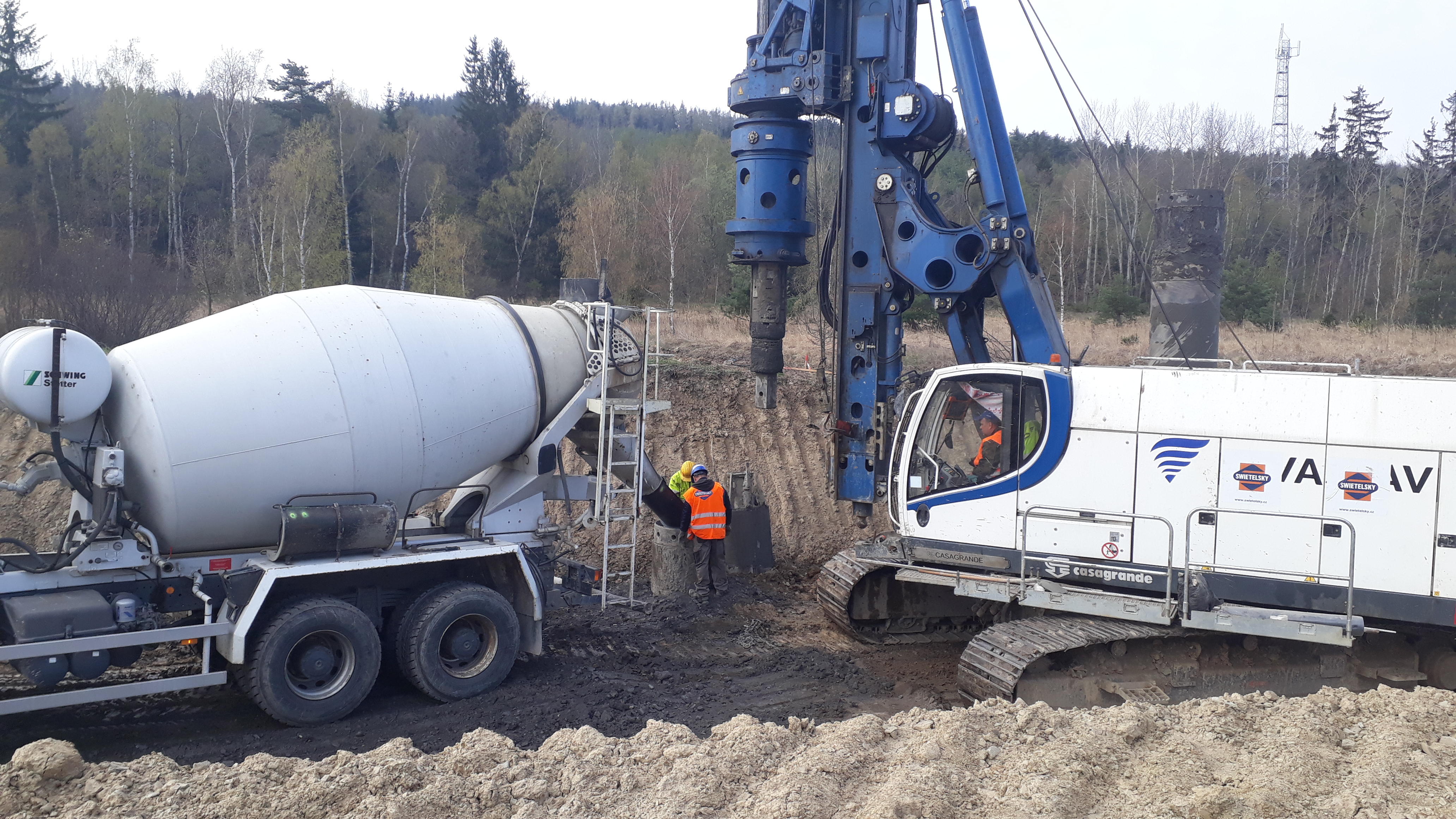 Dálnice D6, Lubenec – založení protihlukové stěny             - Špeciálne kompetencie