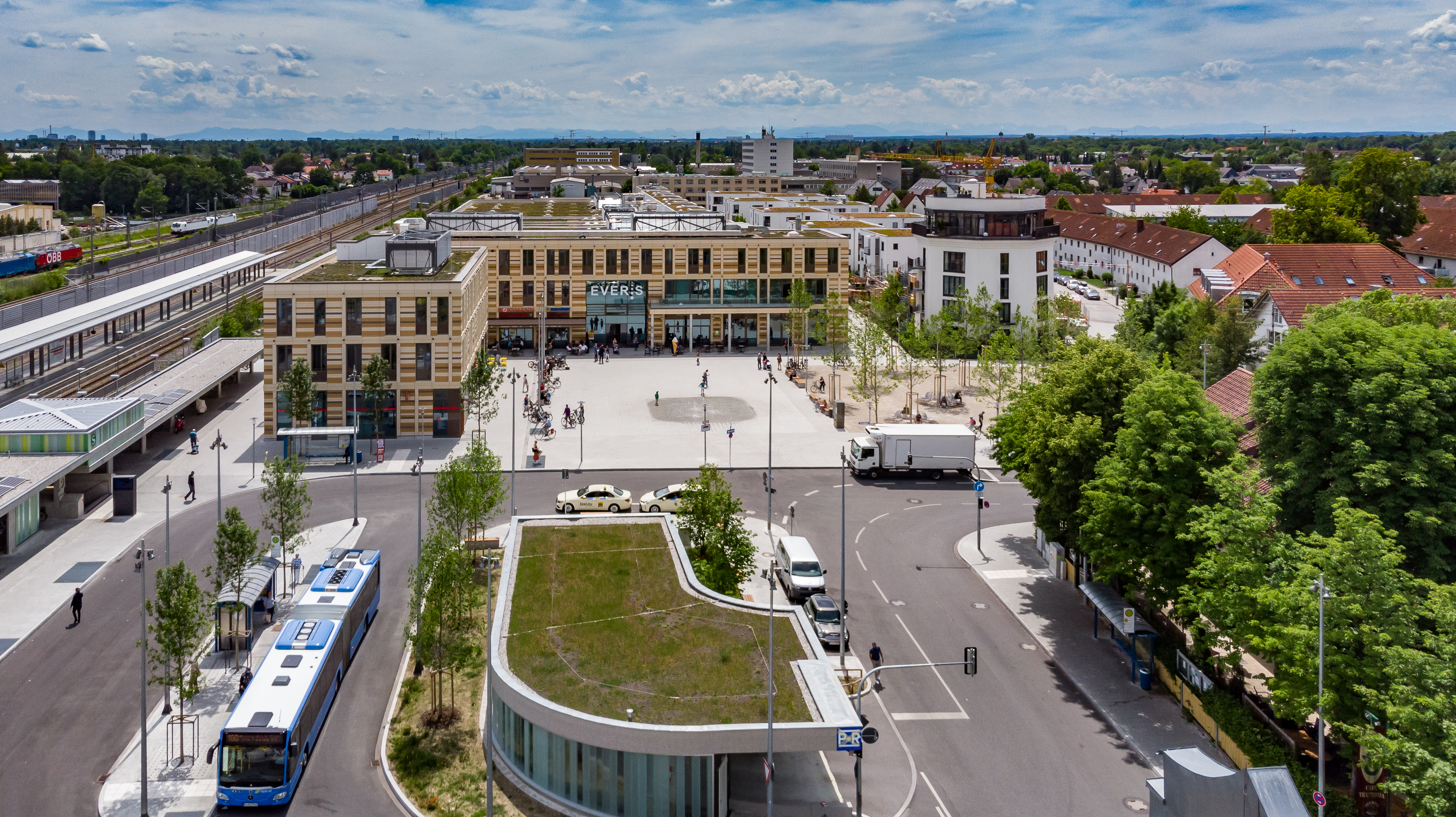 EKZ Oertelplatz - Pozemné stavby