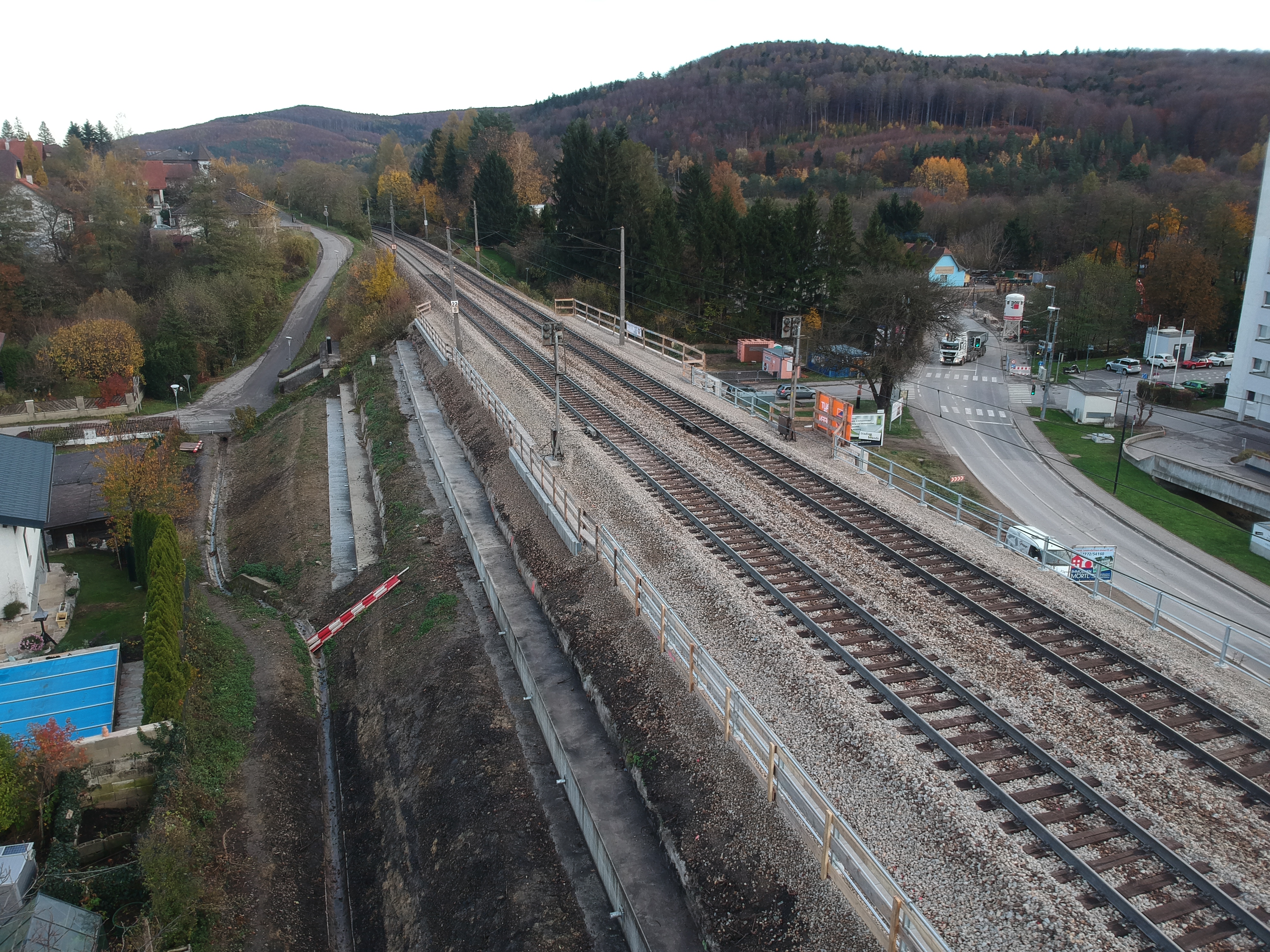 Dammsanierung, Pressbaum - Inžinierske stavby