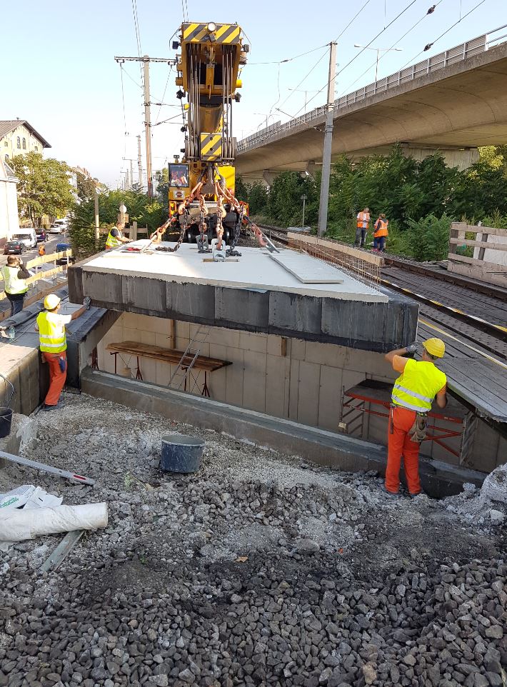 Durchlass Wien Nußdorf - Výstavba ciest a mostov