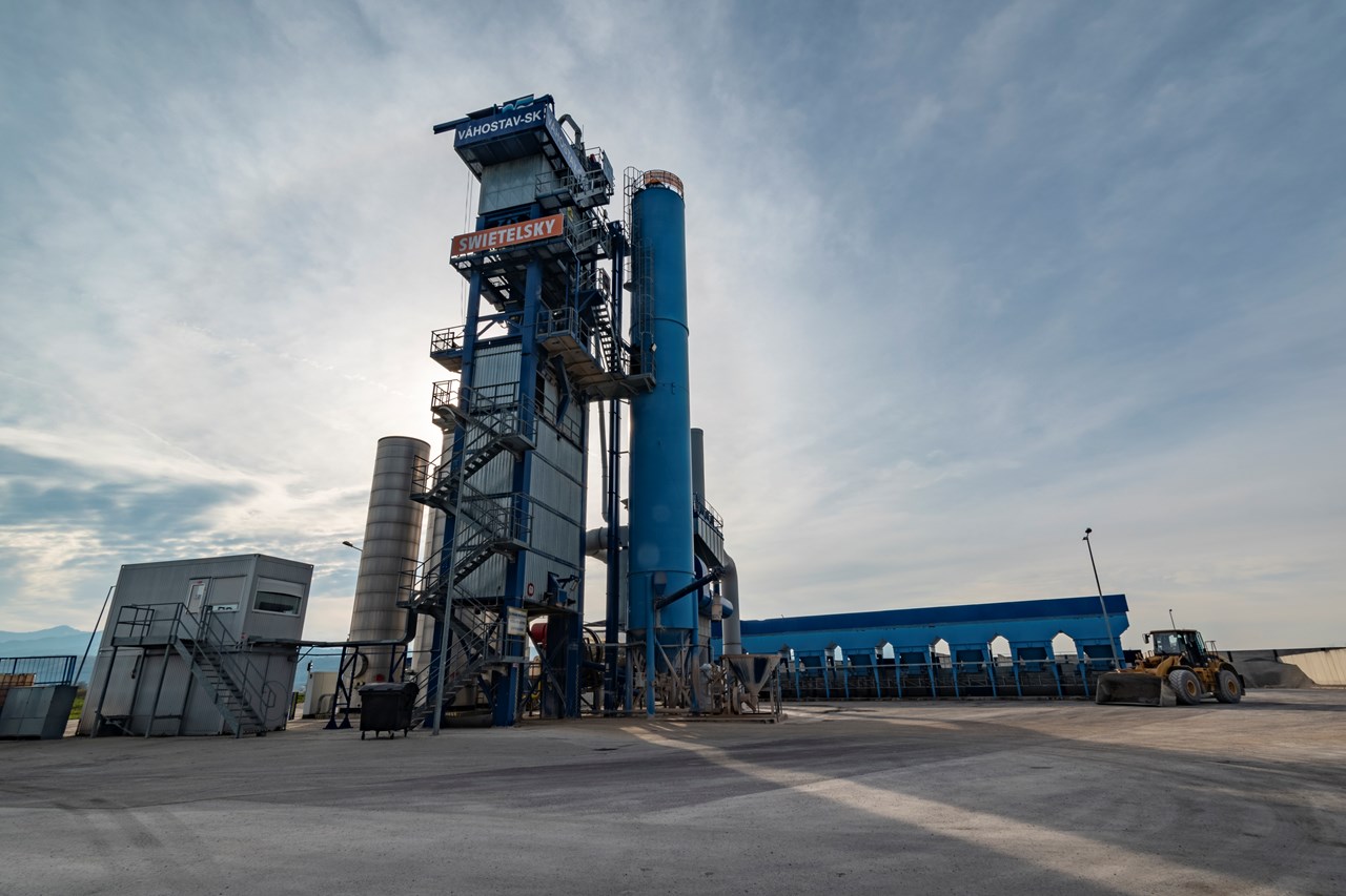 Obaľovačka  - Výroba asfaltu Obaľovačka  - Výroba asfaltu