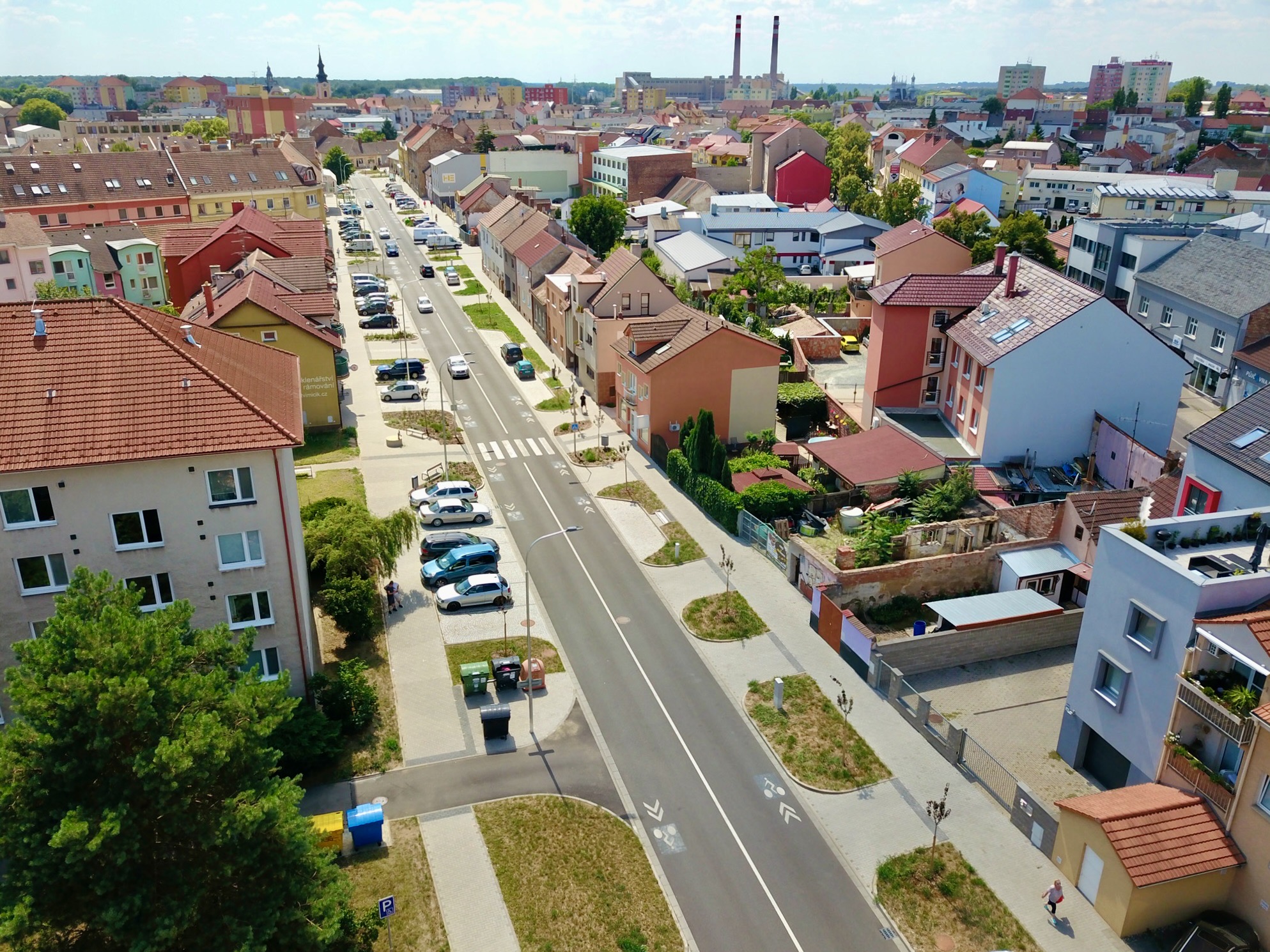 Hodonín – stavební úpravy ul. Měšťanská - Výstavba ciest a mostov