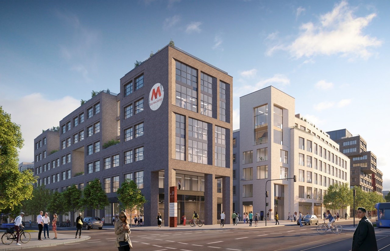 Bürogebäude, Die Macherei, München - Pozemné stavby Bürogebäude, Die Macherei, München - Pozemné stavby