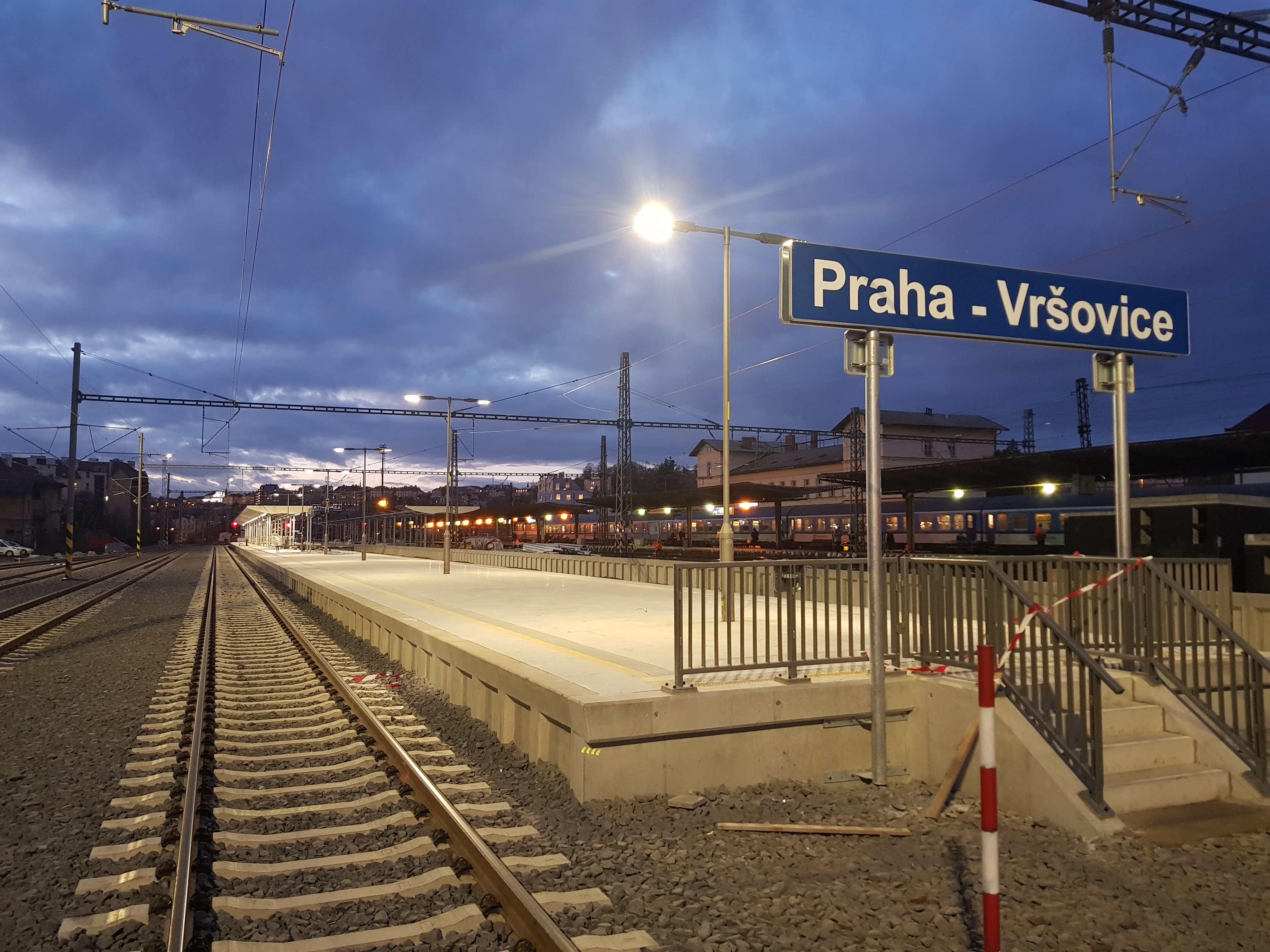 Optimalizace traťového úseku Praha Hostivař – Praha hl. n. (II. část) - Železničné stavby