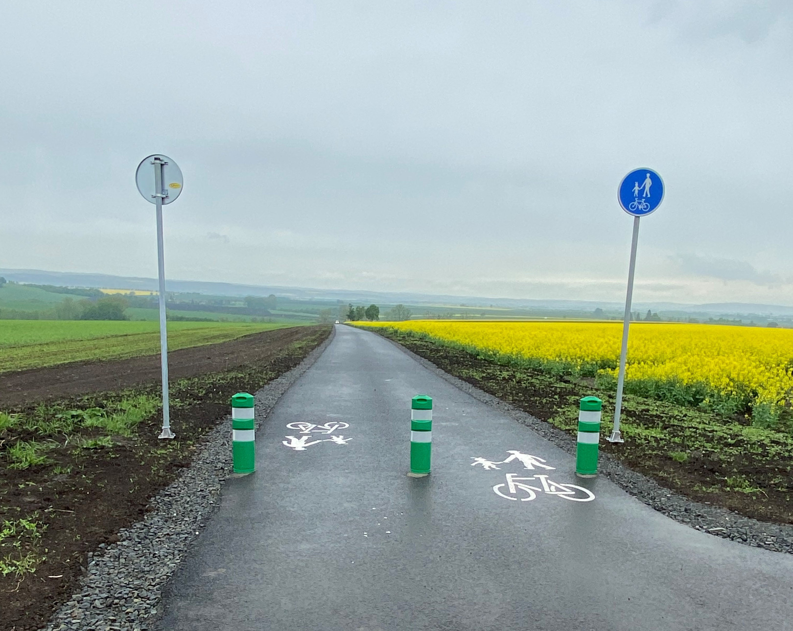 Klenovice na Hané – výstavba cyklostezky - Výstavba ciest a mostov