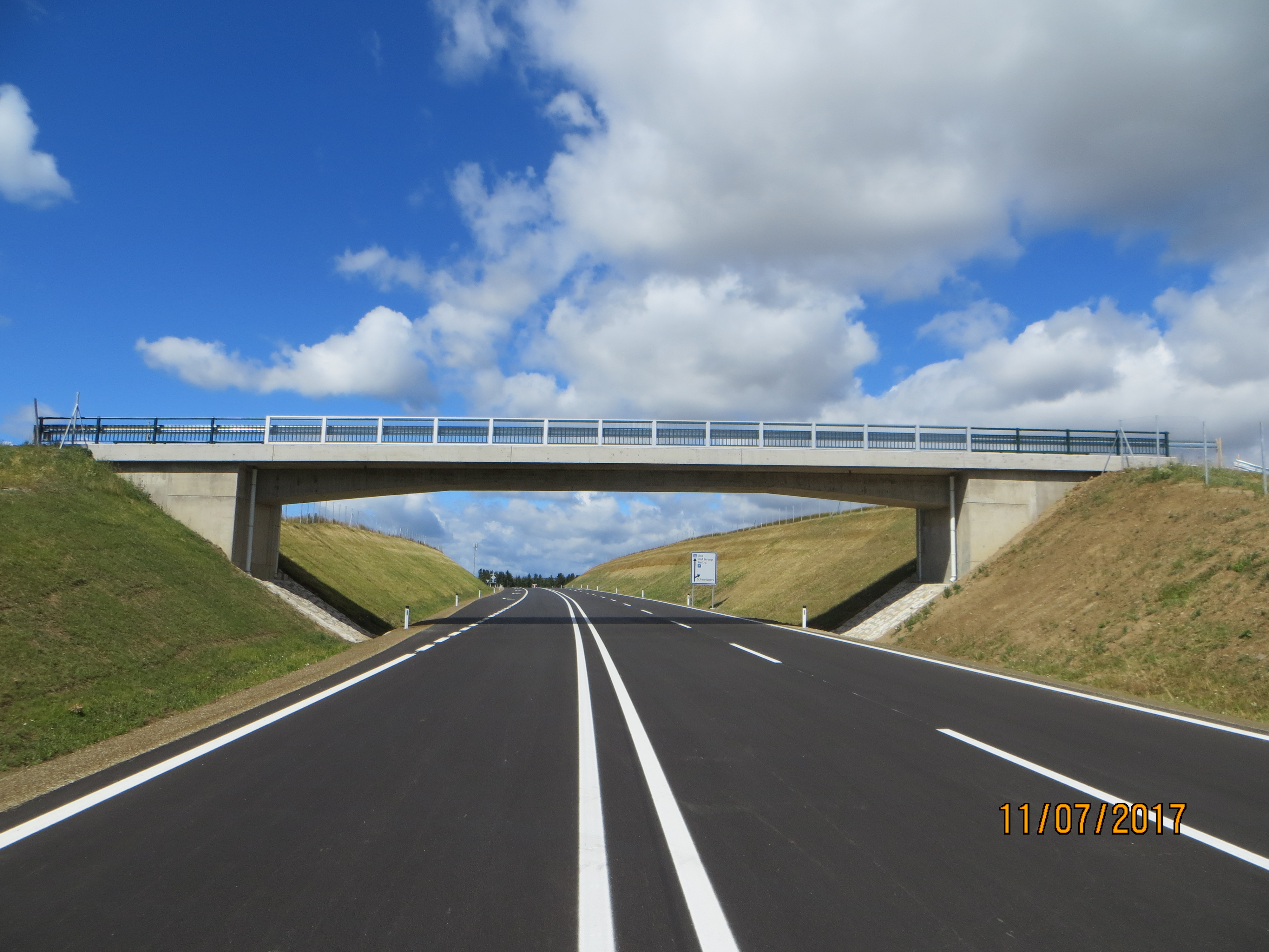 Brücke Umfahrung Zwettl - Výstavba ciest a mostov